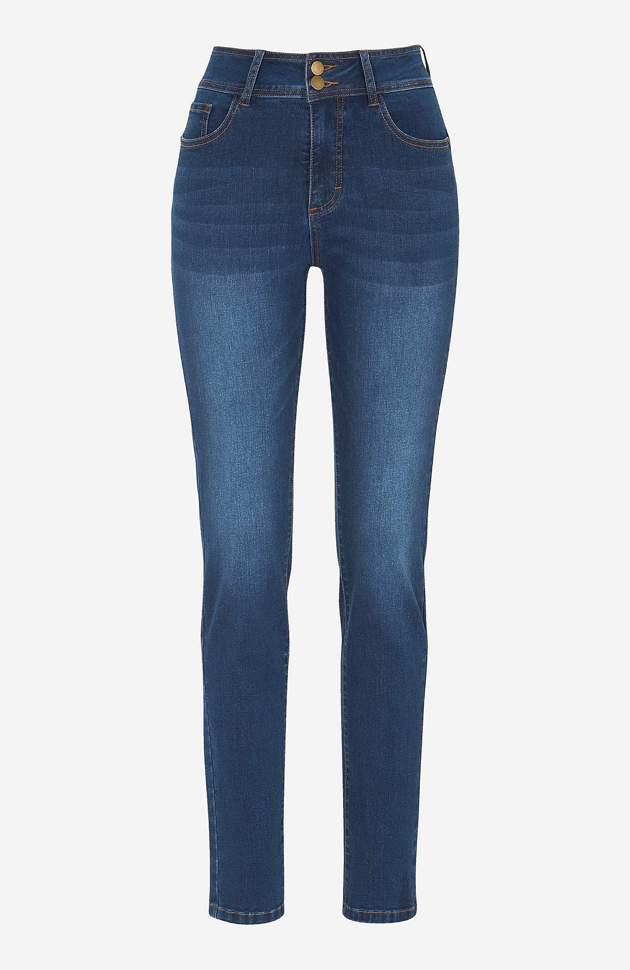 Jeansy modelujące ze stretchem Judy