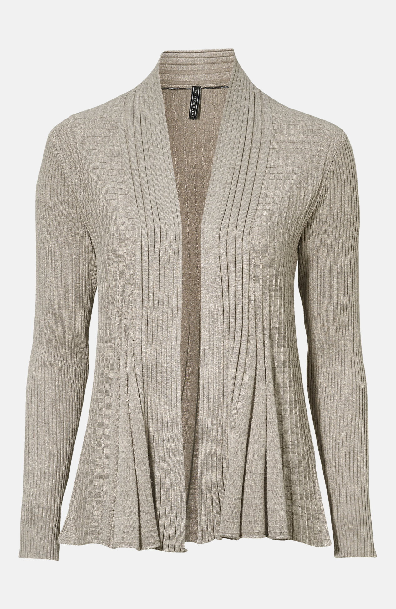 Prążkowany i otwarty rozpinany sweter Claudisse