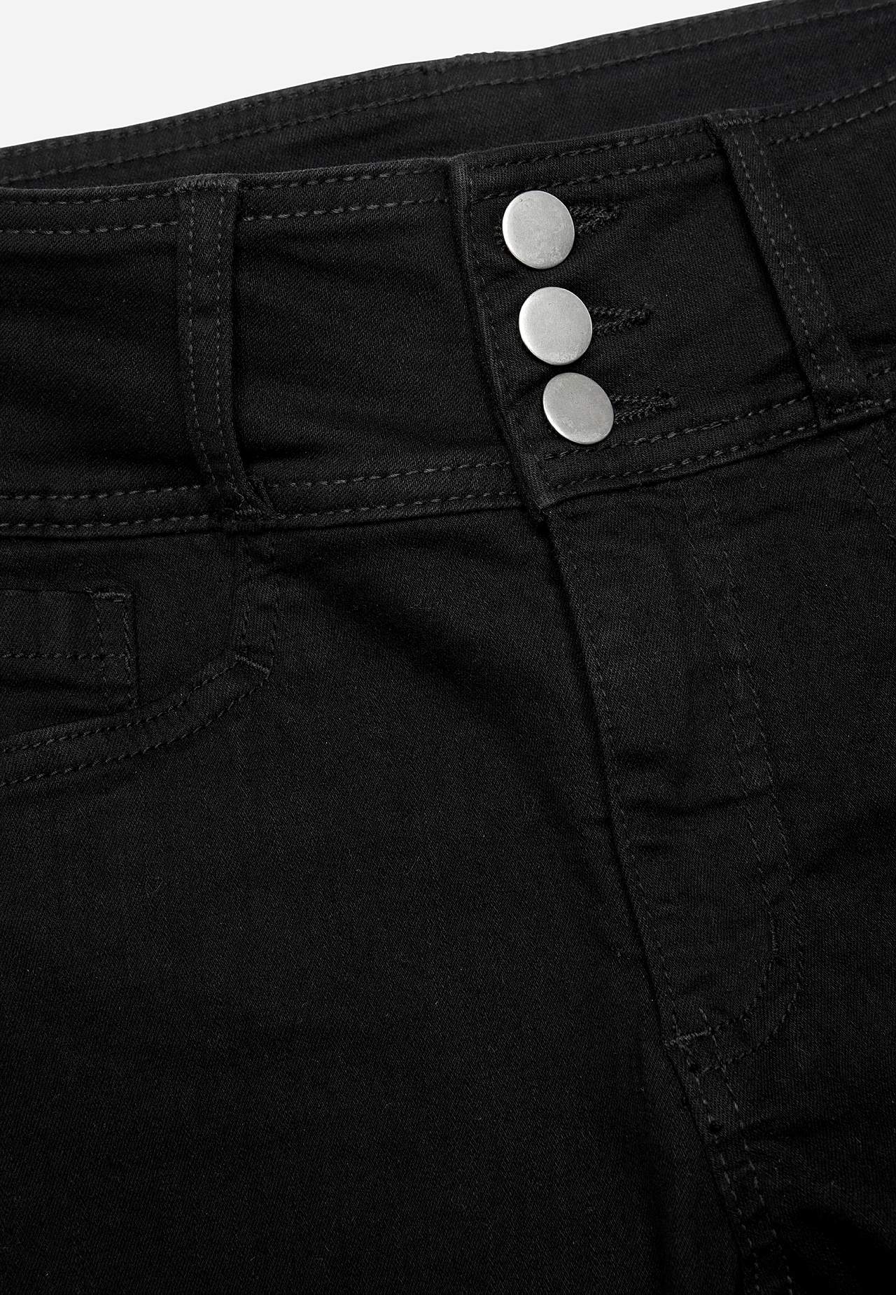 Jeansy bootcut z wysokim stanem