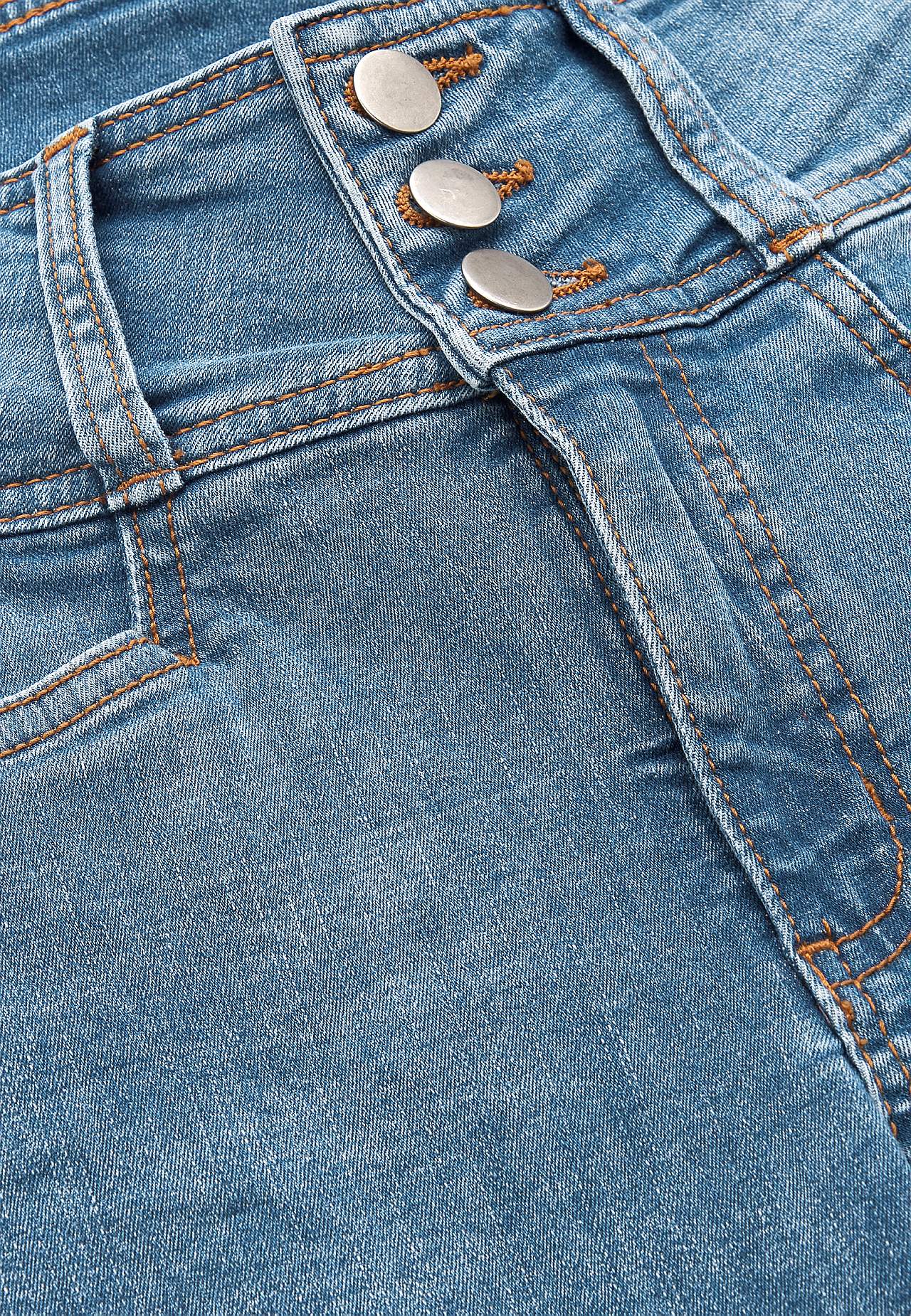 Jeansy bootcut z wysokim stanem