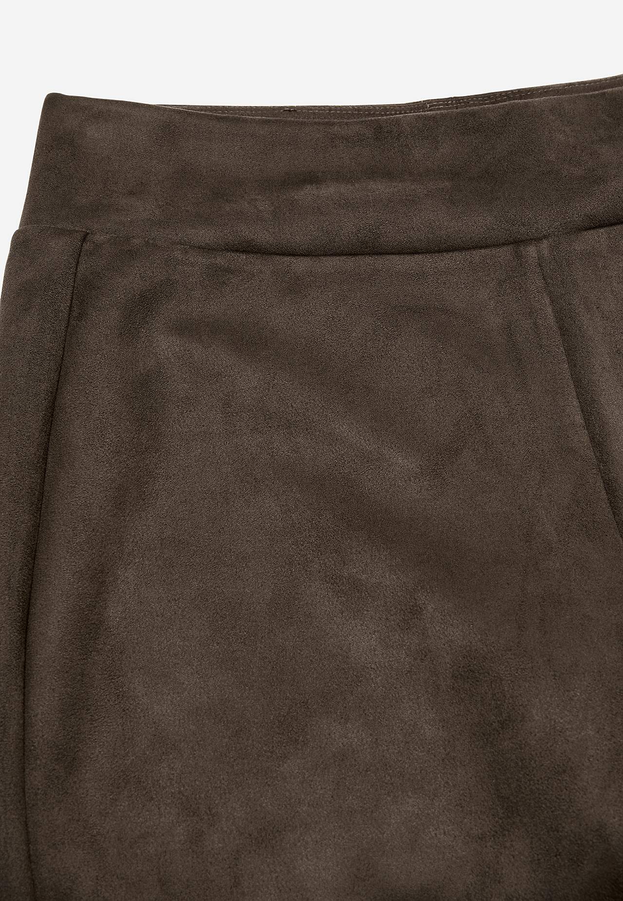 Legginsy ze zamszowym fasonem