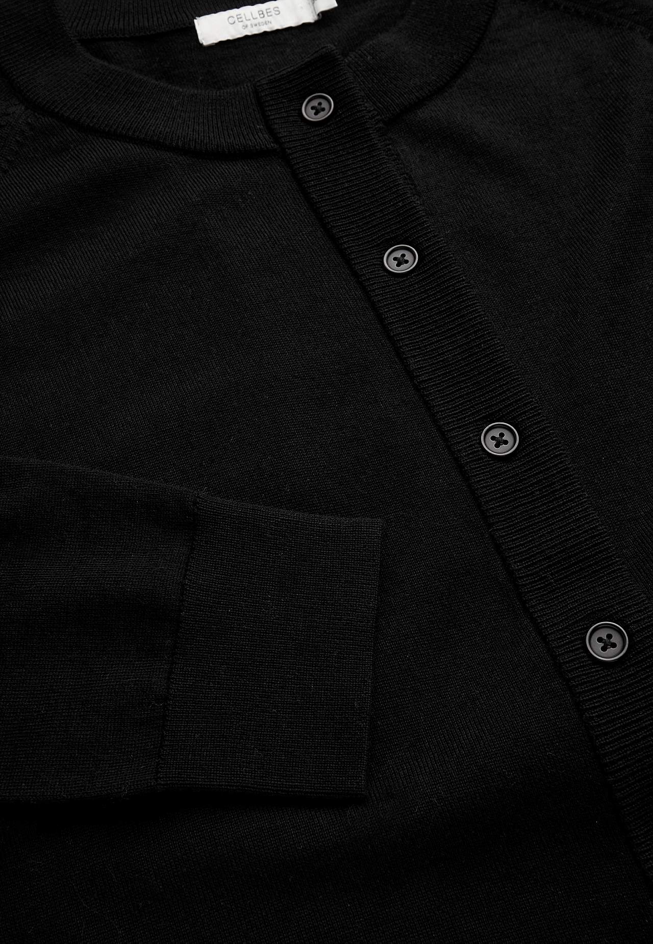 Rozpinany Premium sweter z wełny z merynosów