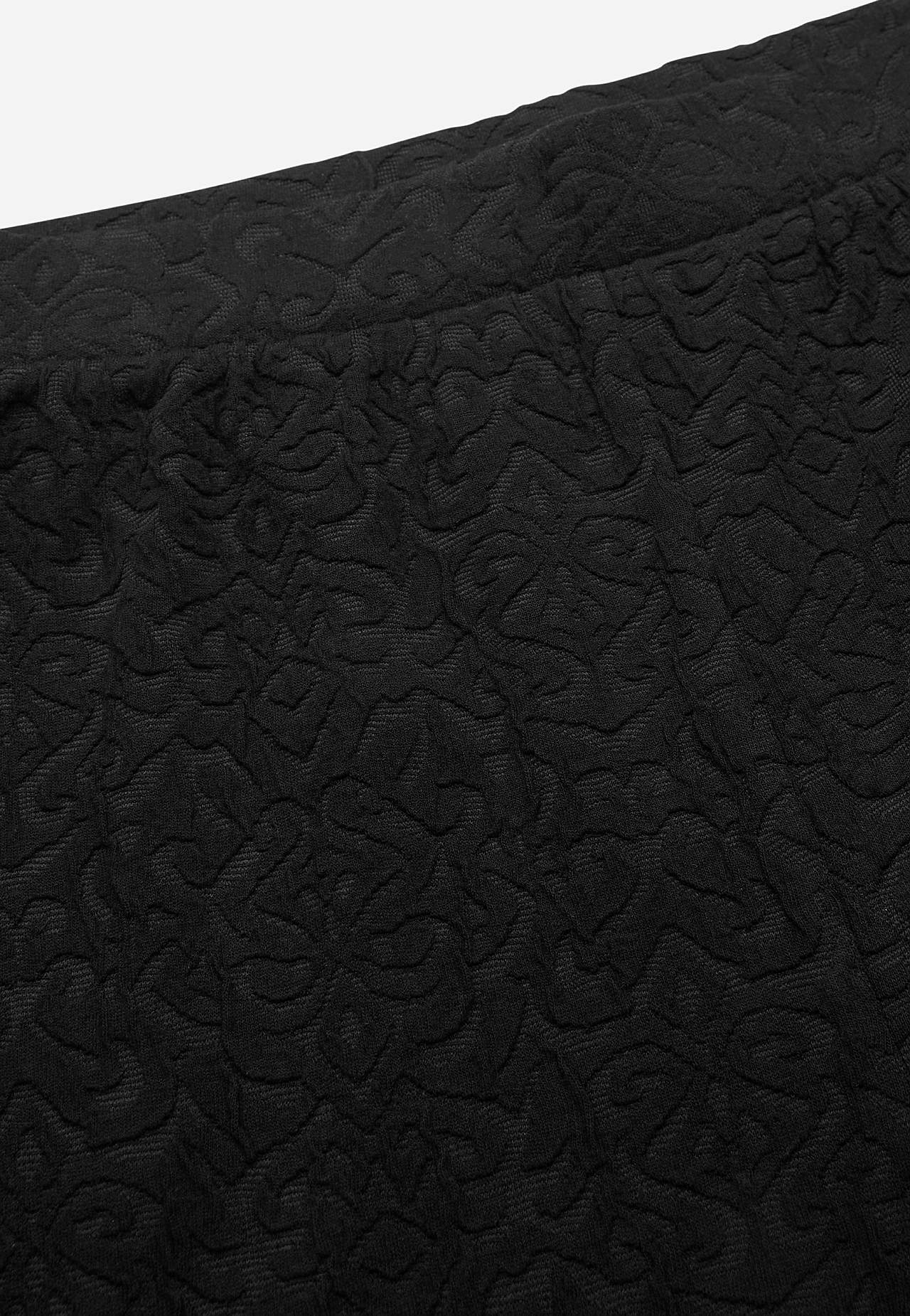 Legginsy z wzorem strukturalnym