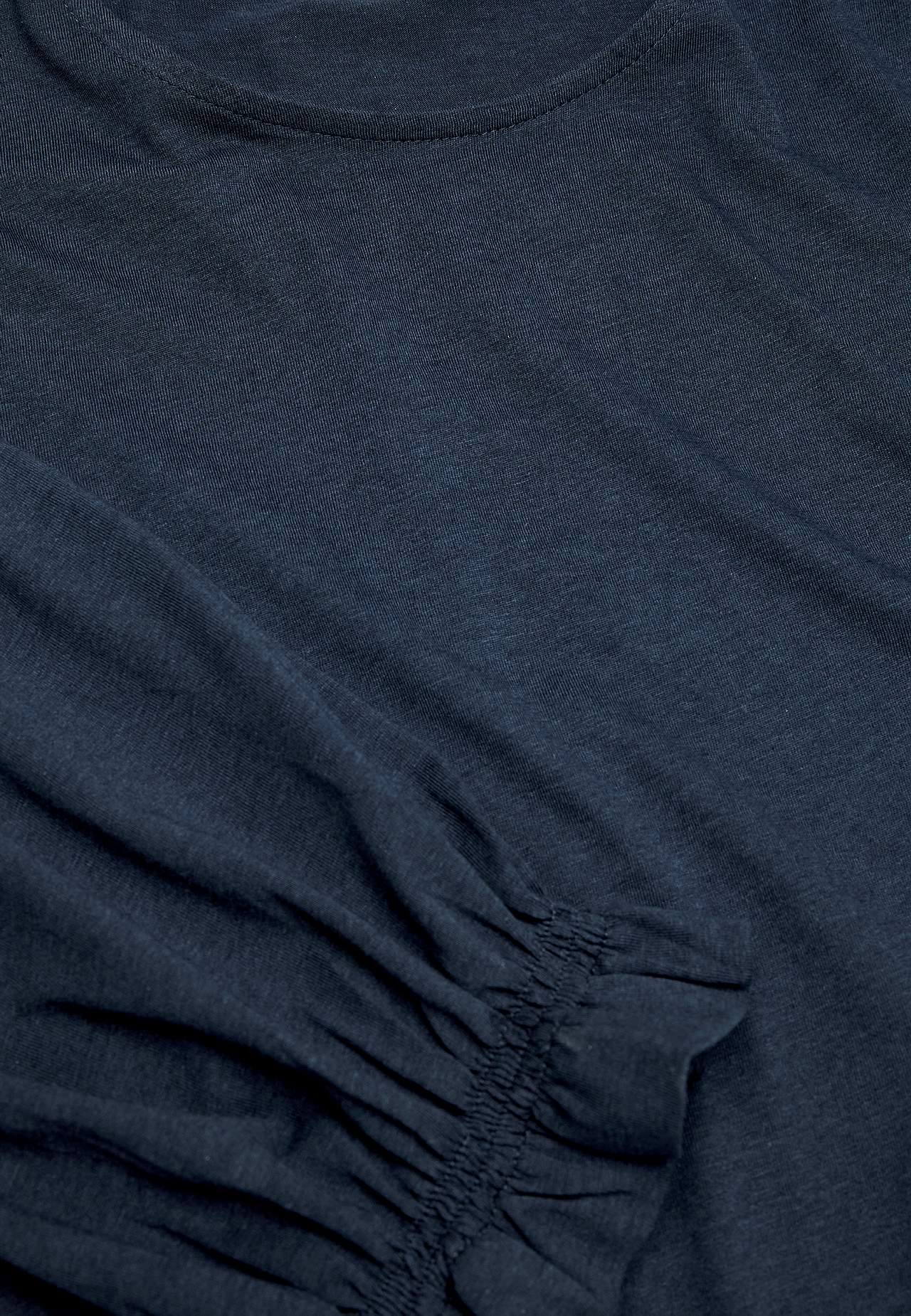 Top z dżerseju z detalem luźnej bluzy