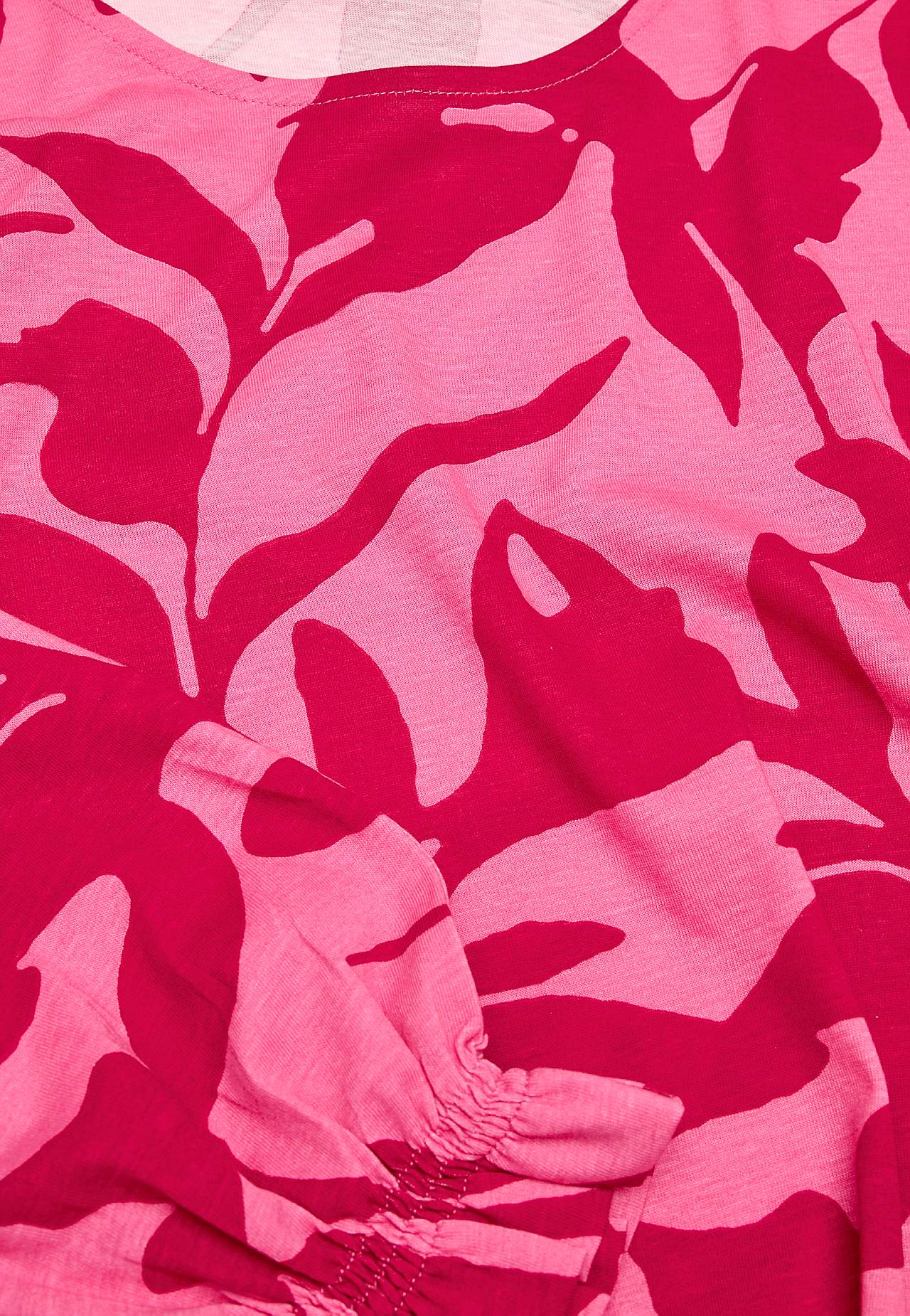 Top z dżerseju z detalem luźnej bluzy