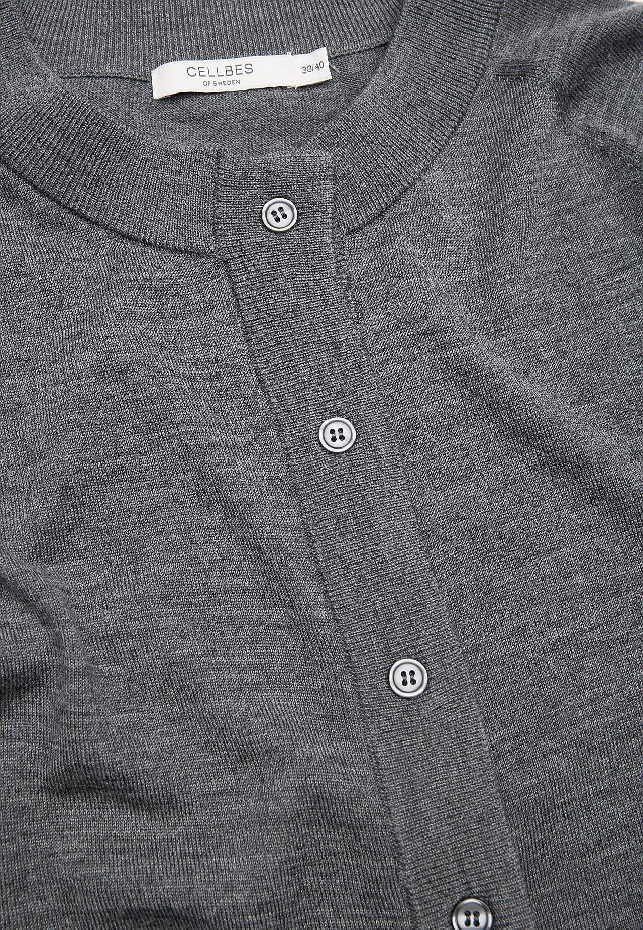 Rozpinany Premium sweter z wełny z merynosów