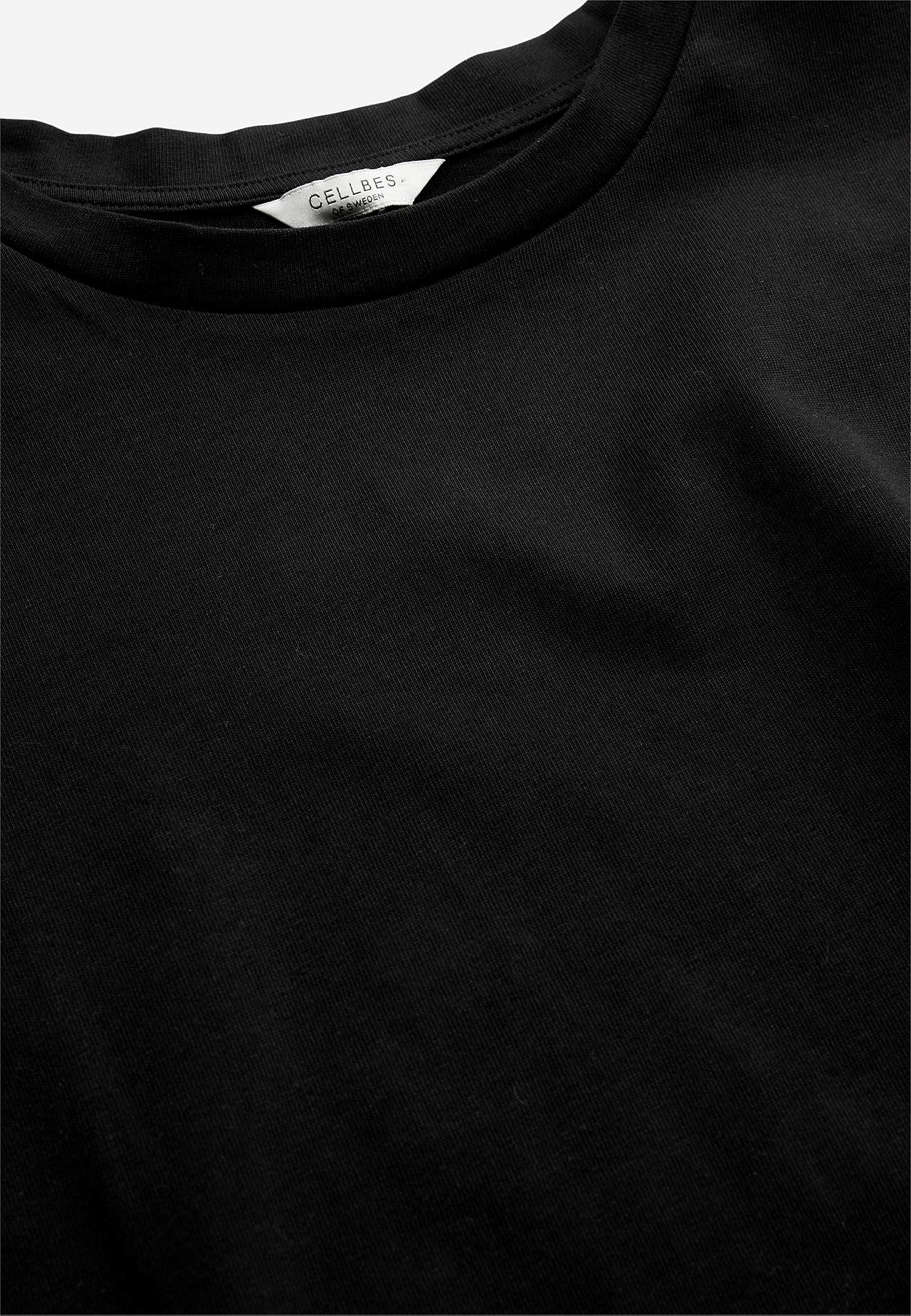 T-shirt z trudnego dżerseju bawełnianego