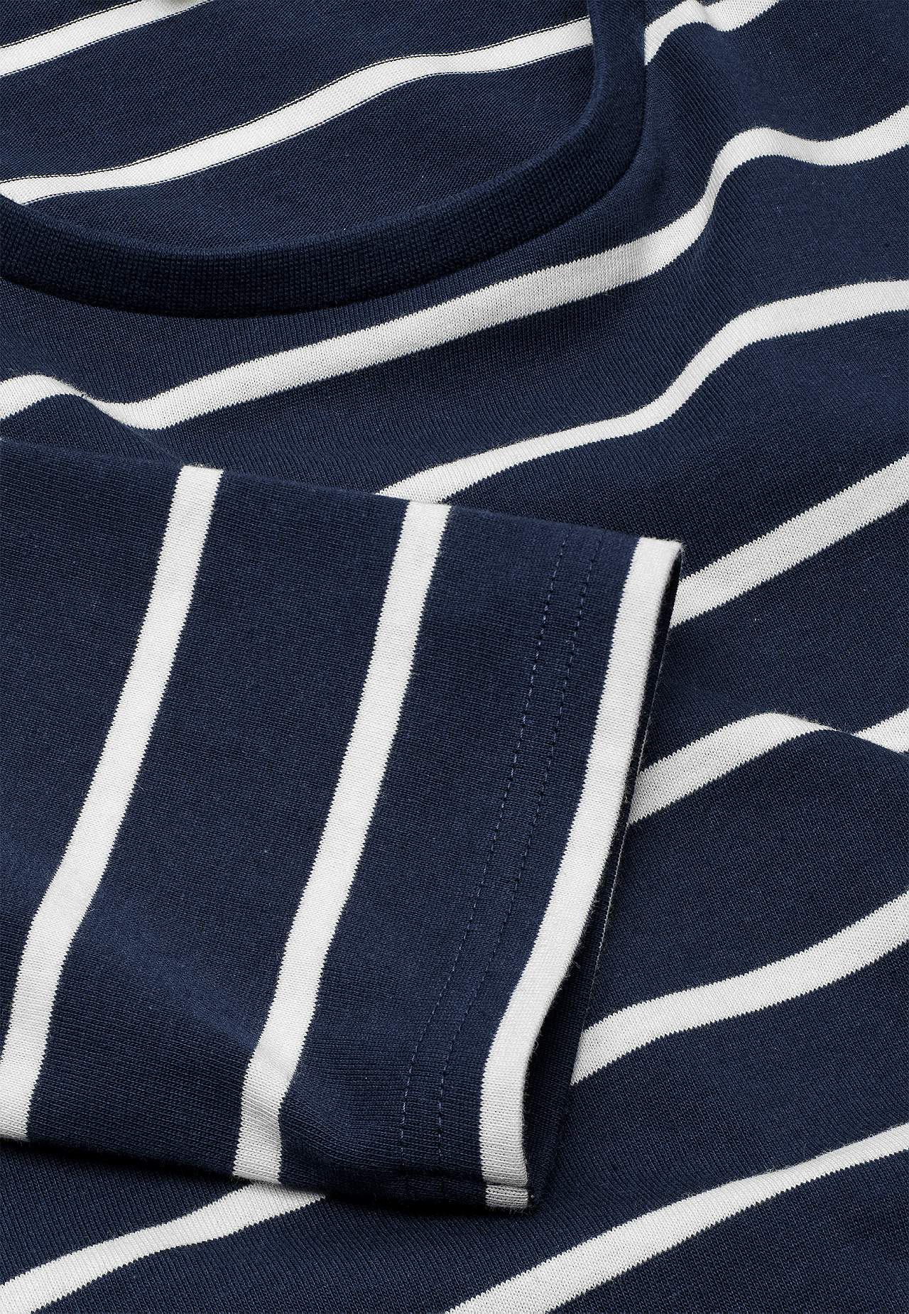 Pasiasty top z dżerseju z bawełny organicznej