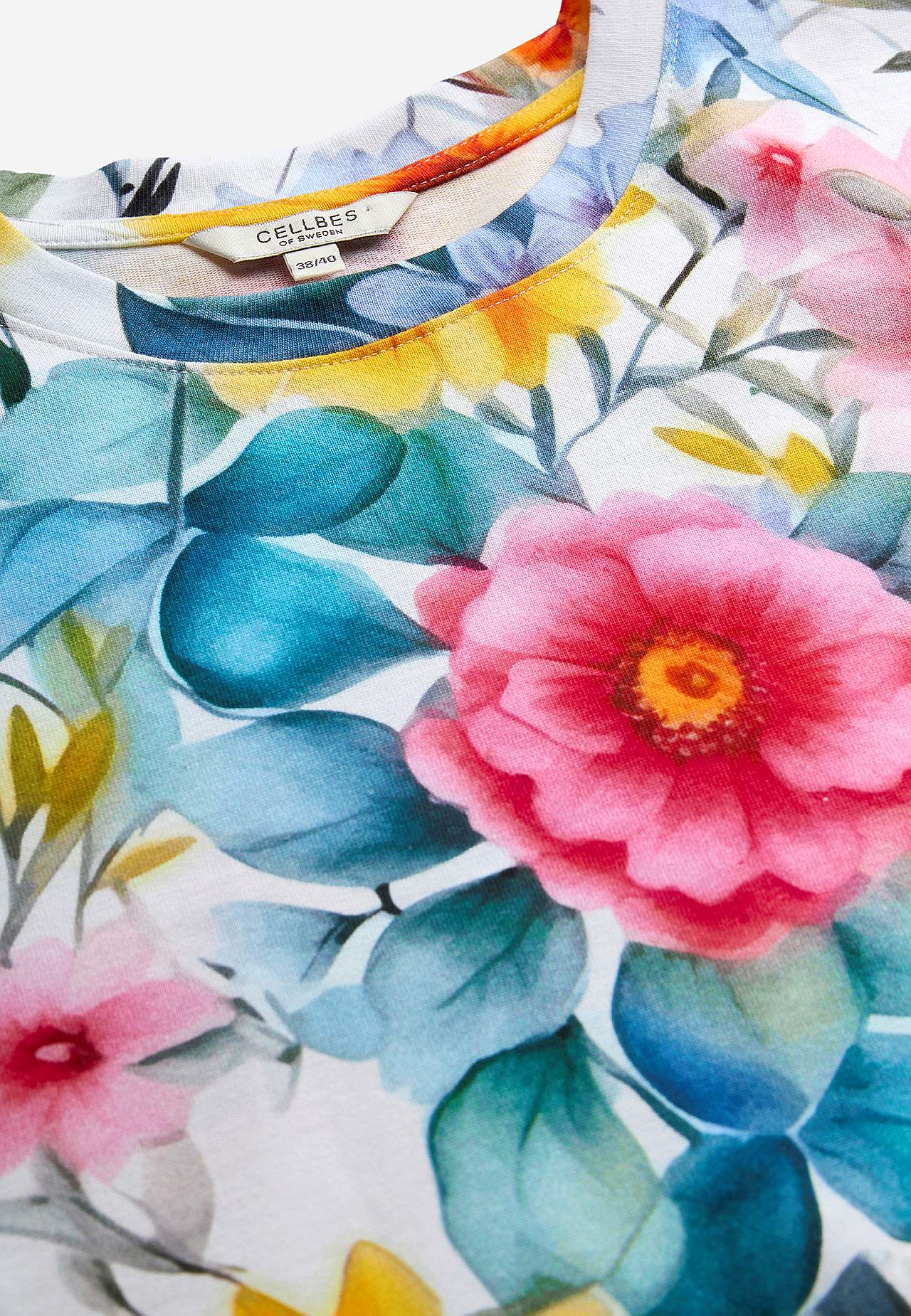 Tunika z dżerseju z trudnego dżerseju bawełnianego