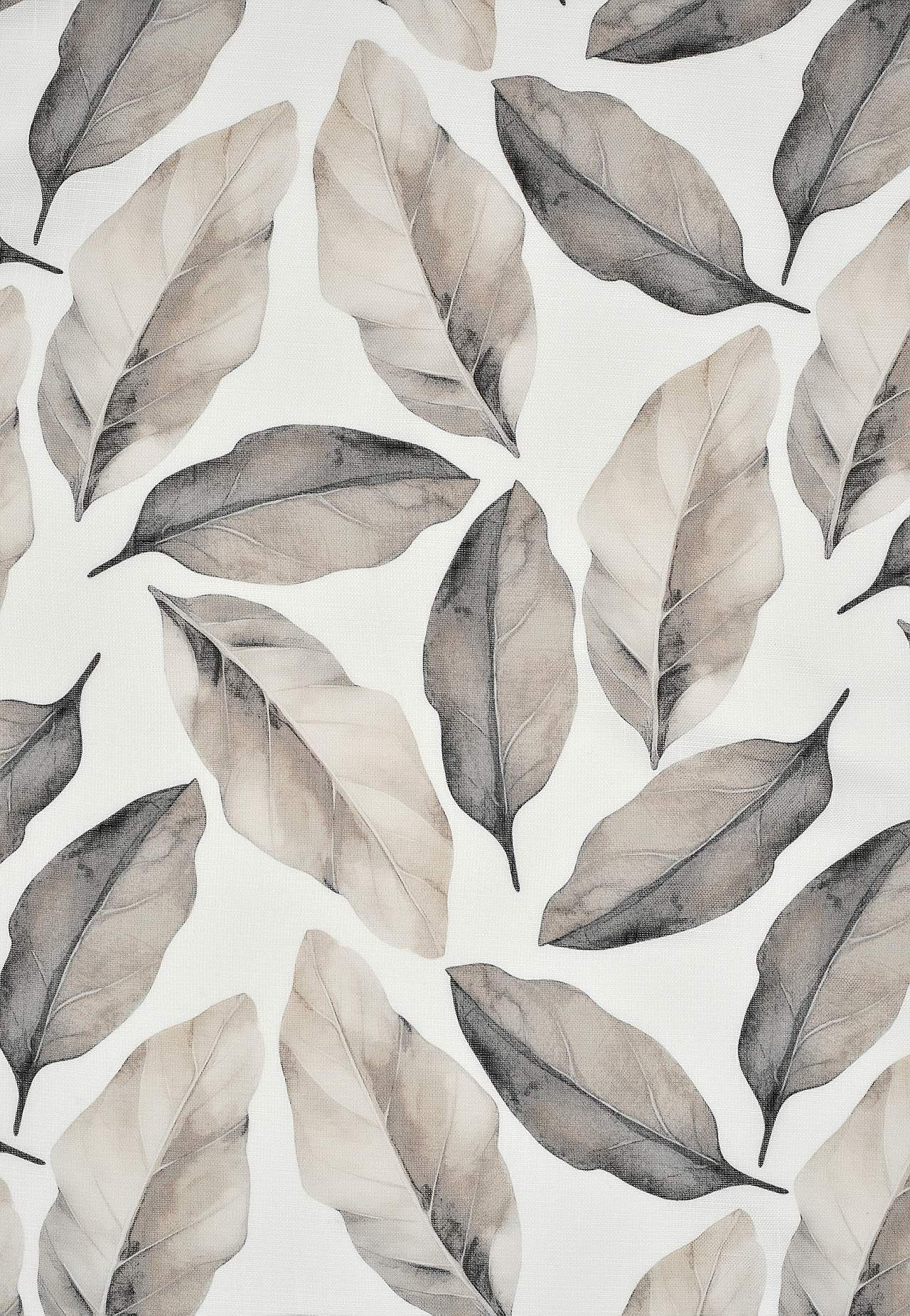 Zasłony regulowane z taśmą z wzorem liścia 2 sztuki