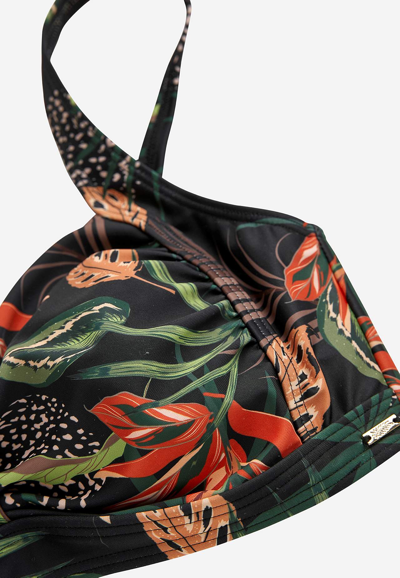 Wzorzysty biustonosz bikini