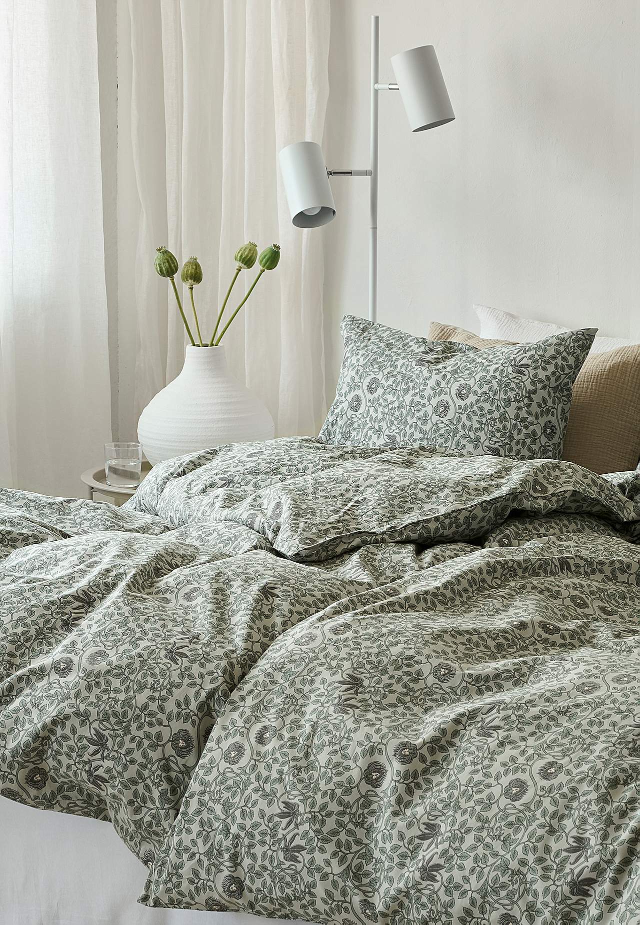 Zestaw poszewek na kołdrę z małymi kwiatami 150x210 cm