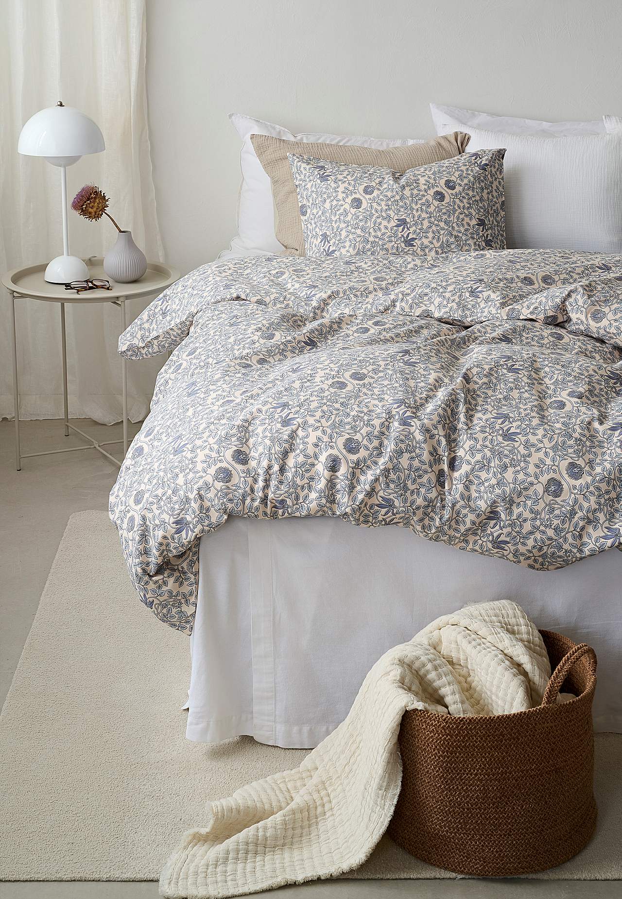 Zestaw poszewek na kołdrę z małymi kwiatami 150x210 cm