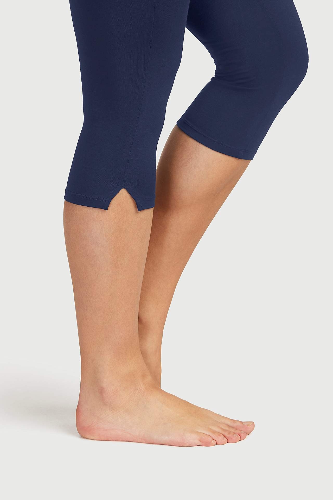 Legginsy rybaczki z wycięciami na boku