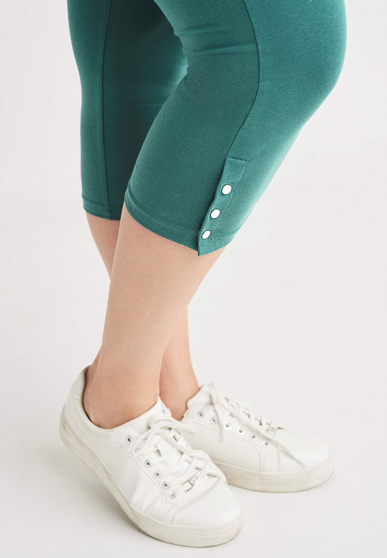 Legginsy rybaczki z miłymi detalami z guzikami Milly 2 sztuki