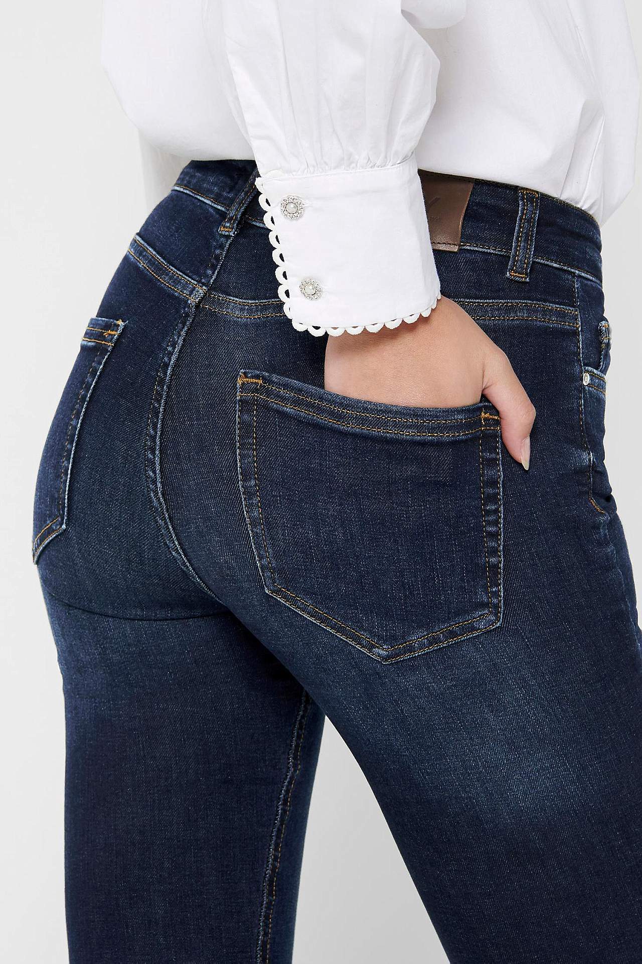 Dżinsy do kostki Blush Skinny Blush