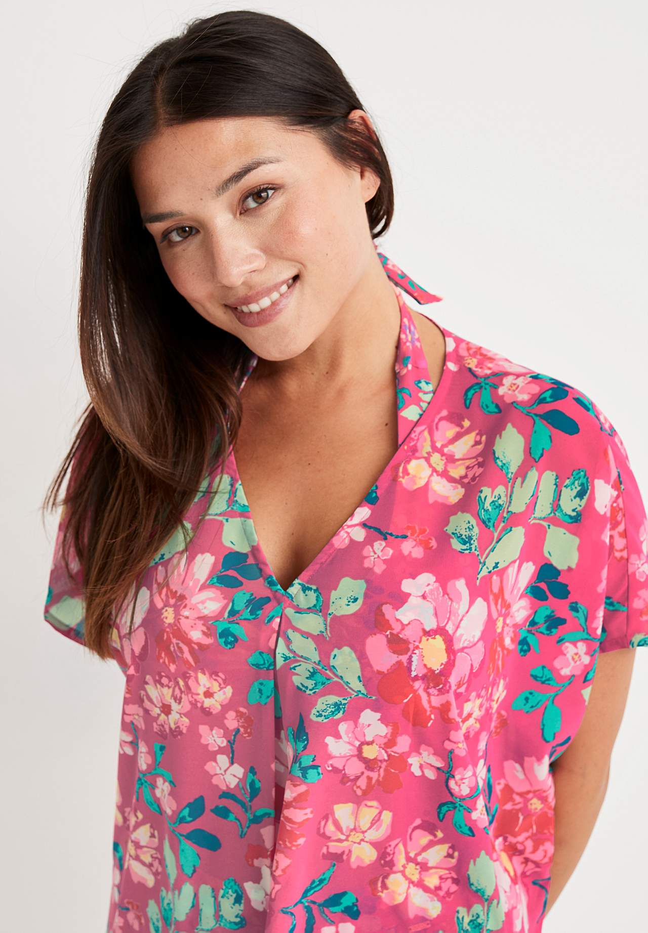 Kwiecisty kaftan Hornbaek