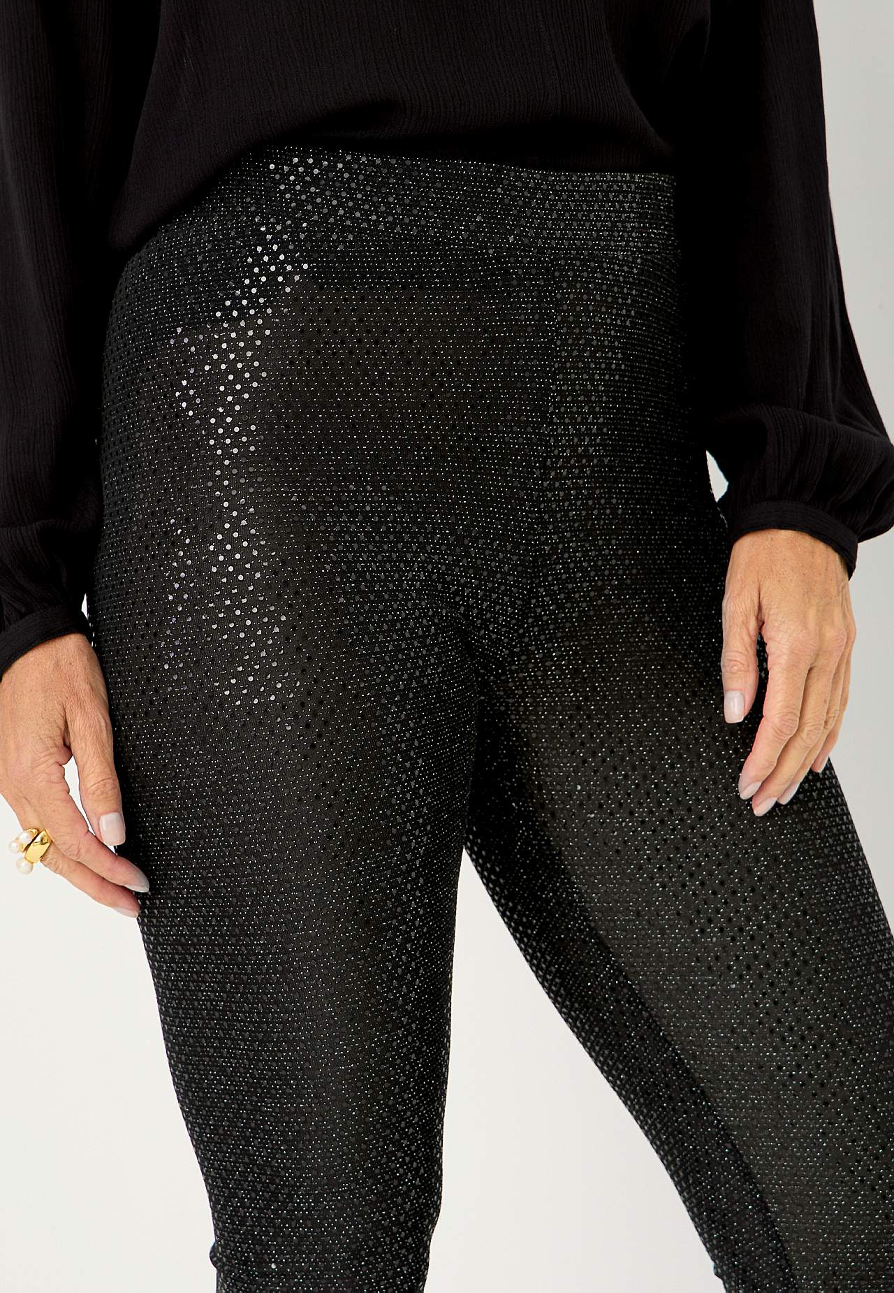 Legginsy z cekinami