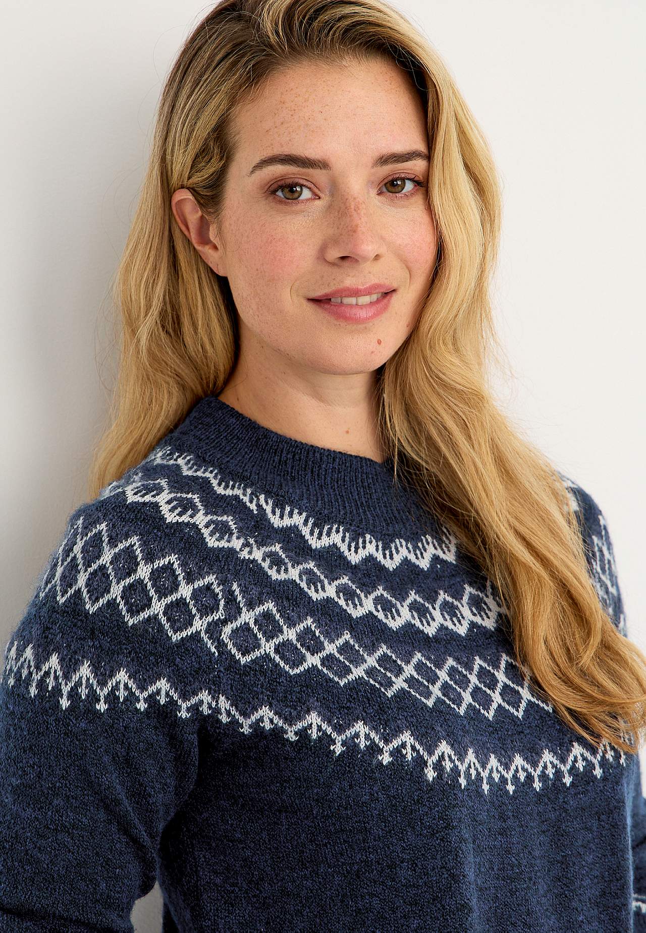 Sweter we wzorze żakardowym Jacqueline