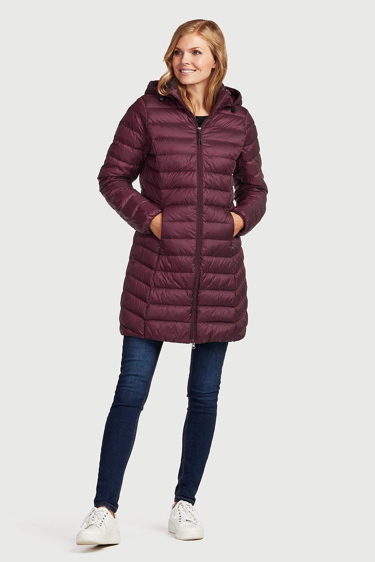 Lekka kurtka z wyściółką z puchu