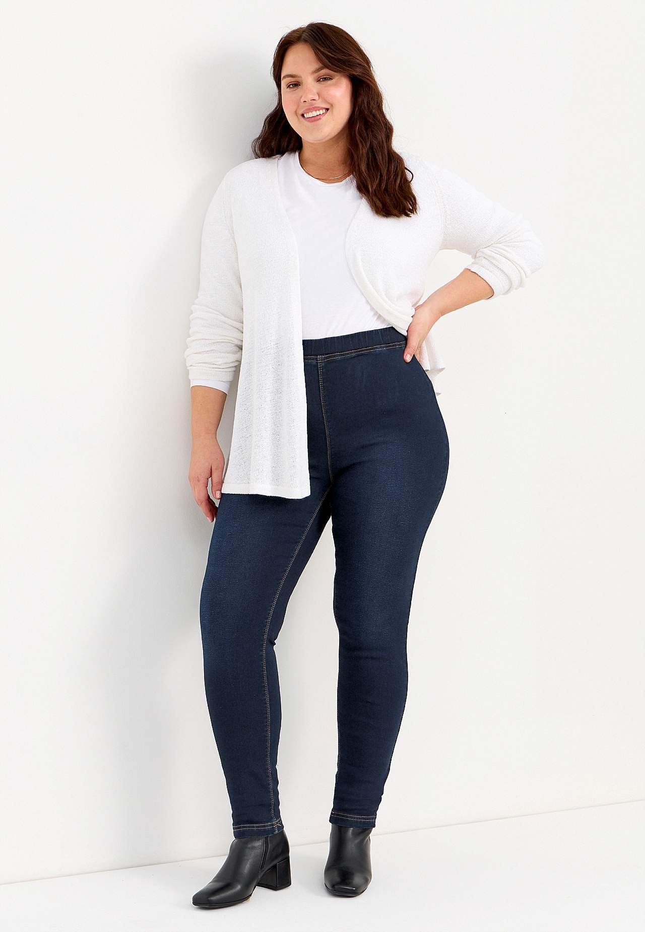 Legginsy dżinsowe