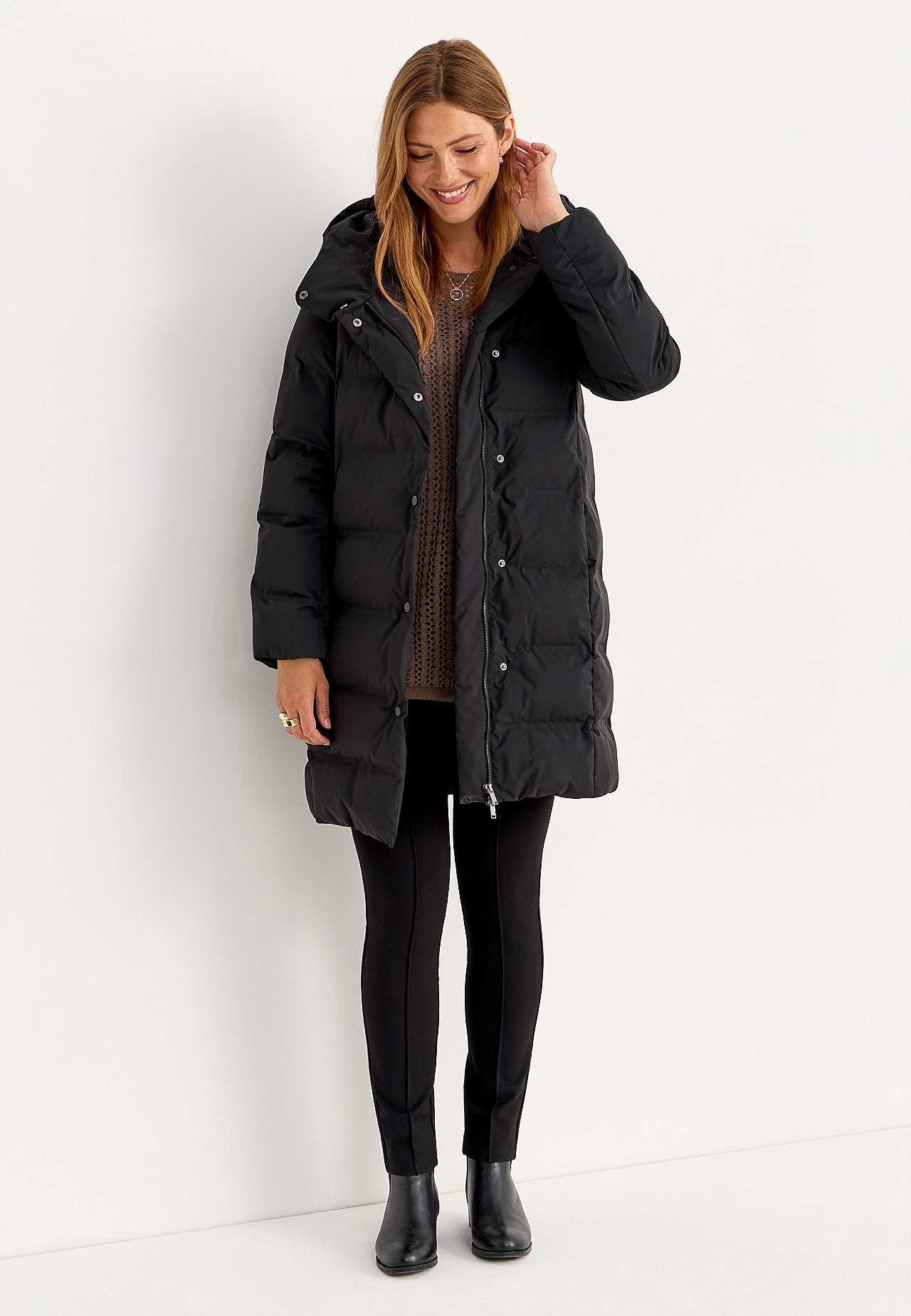 Kurtka z uczuciem puchu