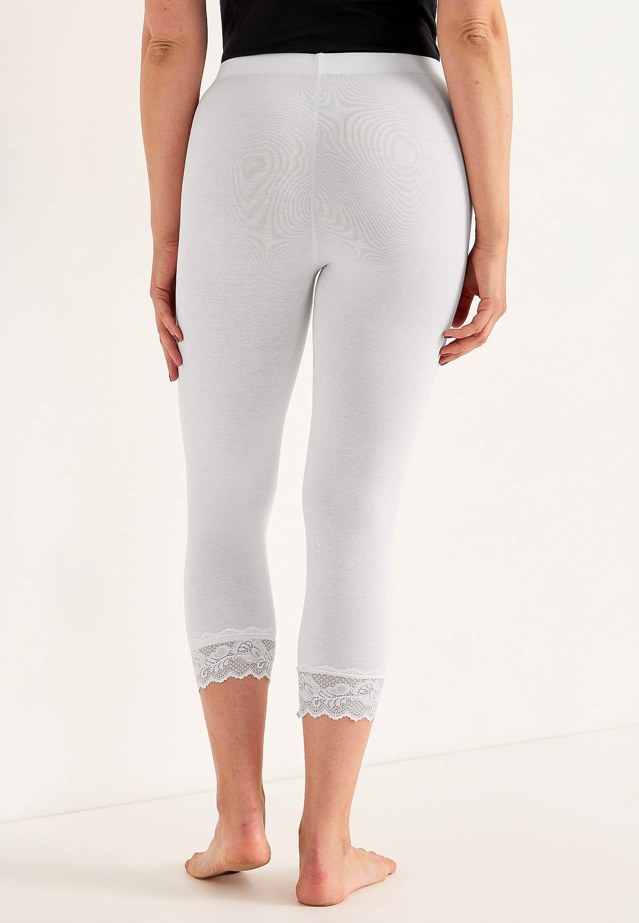 Legginsy rybaczki z koronką susanne