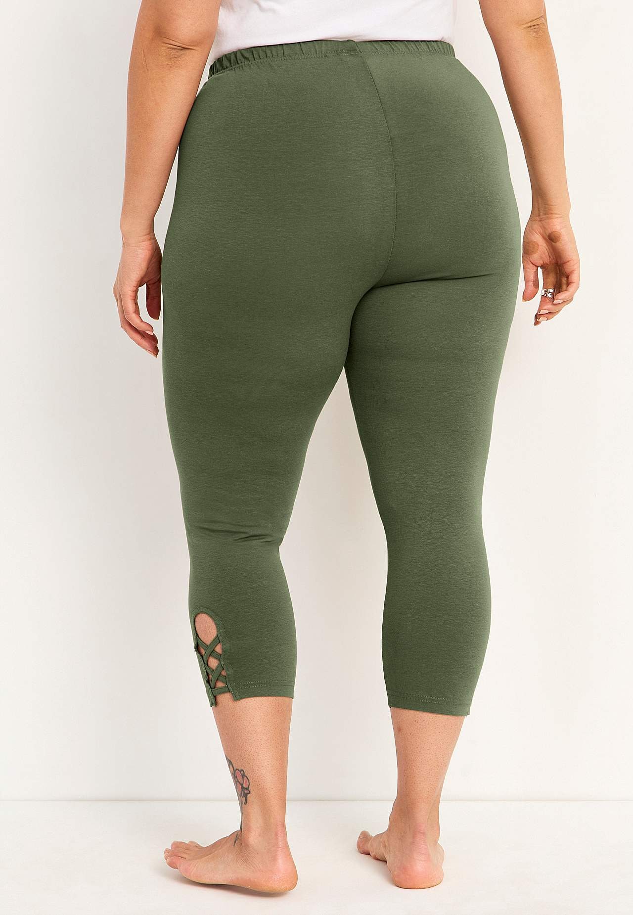 Legginsy rybaczki z miłymi detalami 2 sztuki