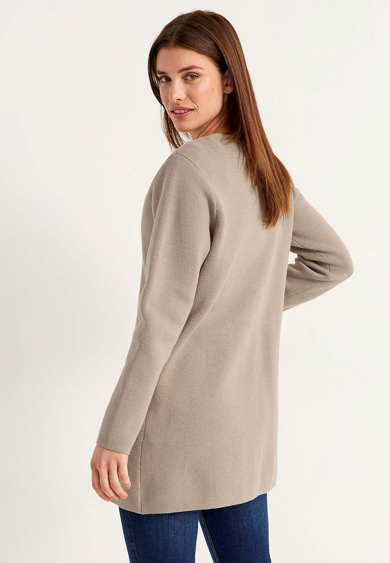 Rozpinany sweter z bawełny