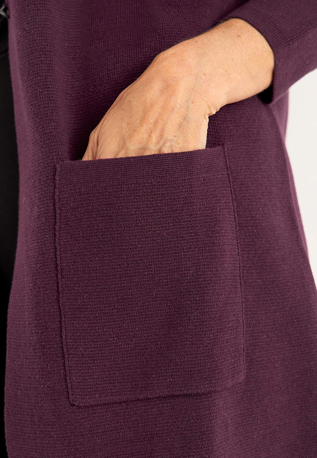 Rozpinany sweter z bawełny