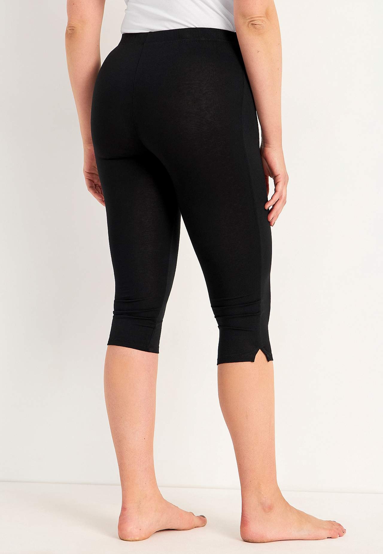 Legginsy rybaczki z wycięciami na boku
