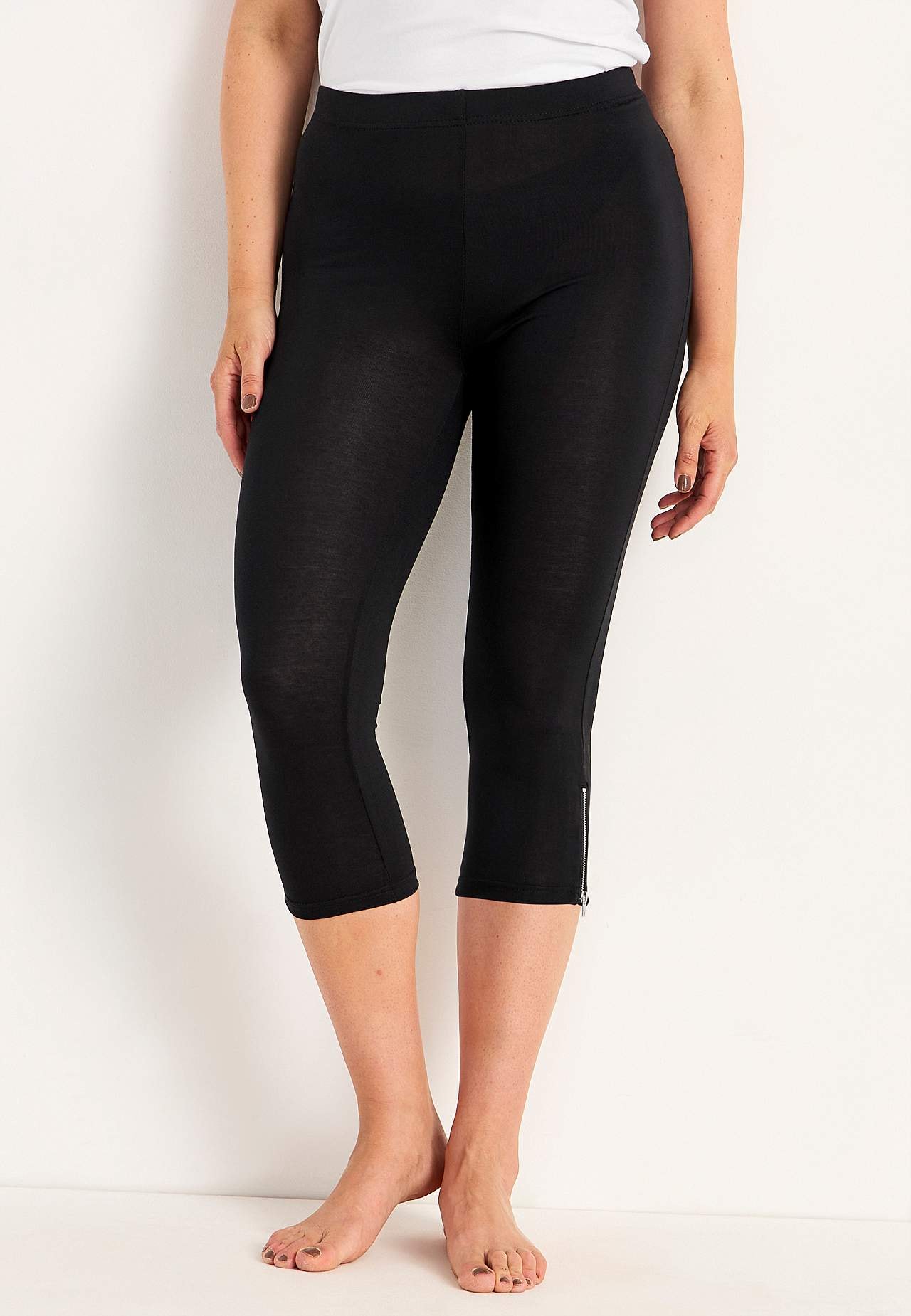 Legginsy rybaczki ze zamkami Moa