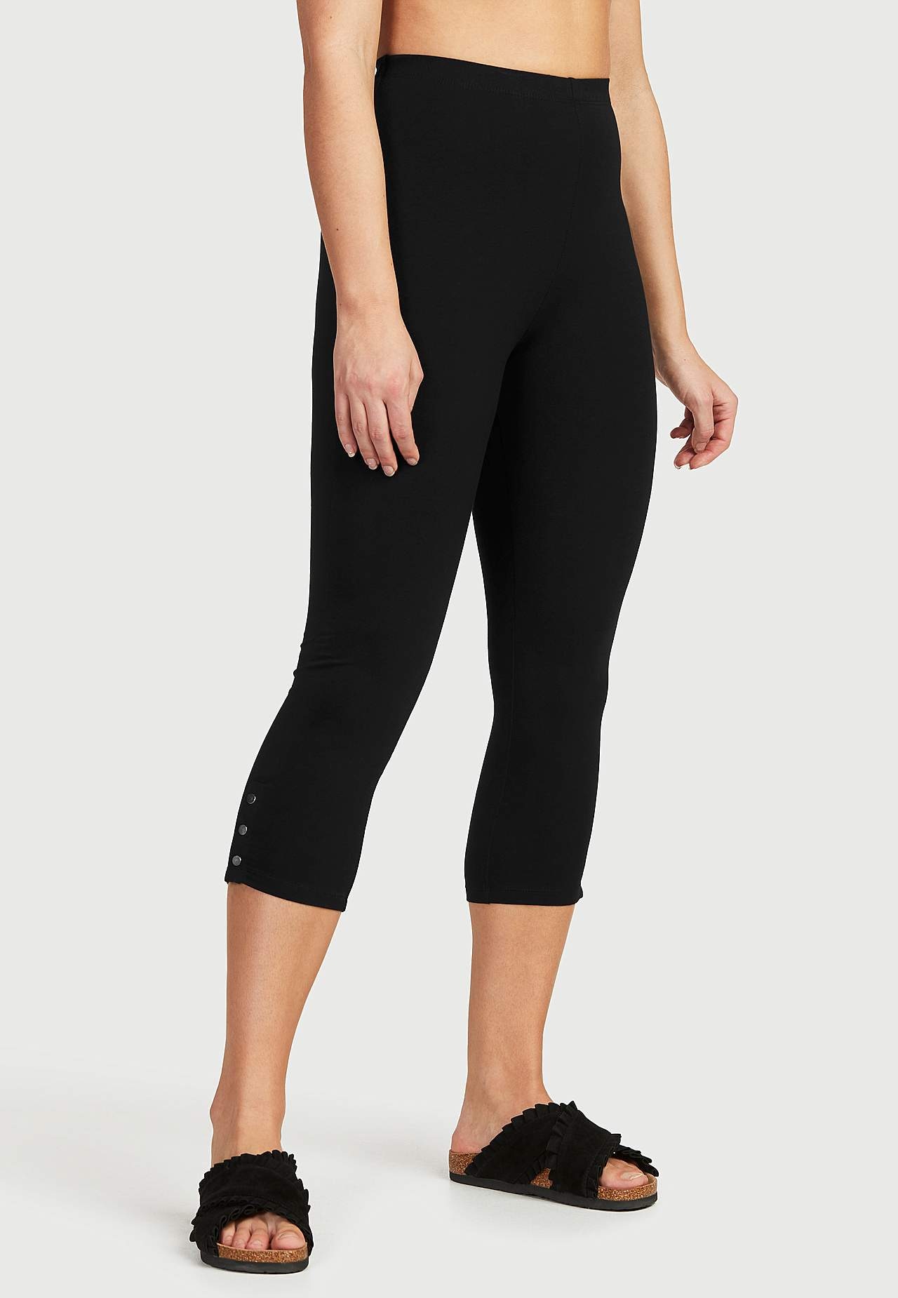 Legginsy rybaczki z miłymi detalami z guzikami Milly 2 sztuki