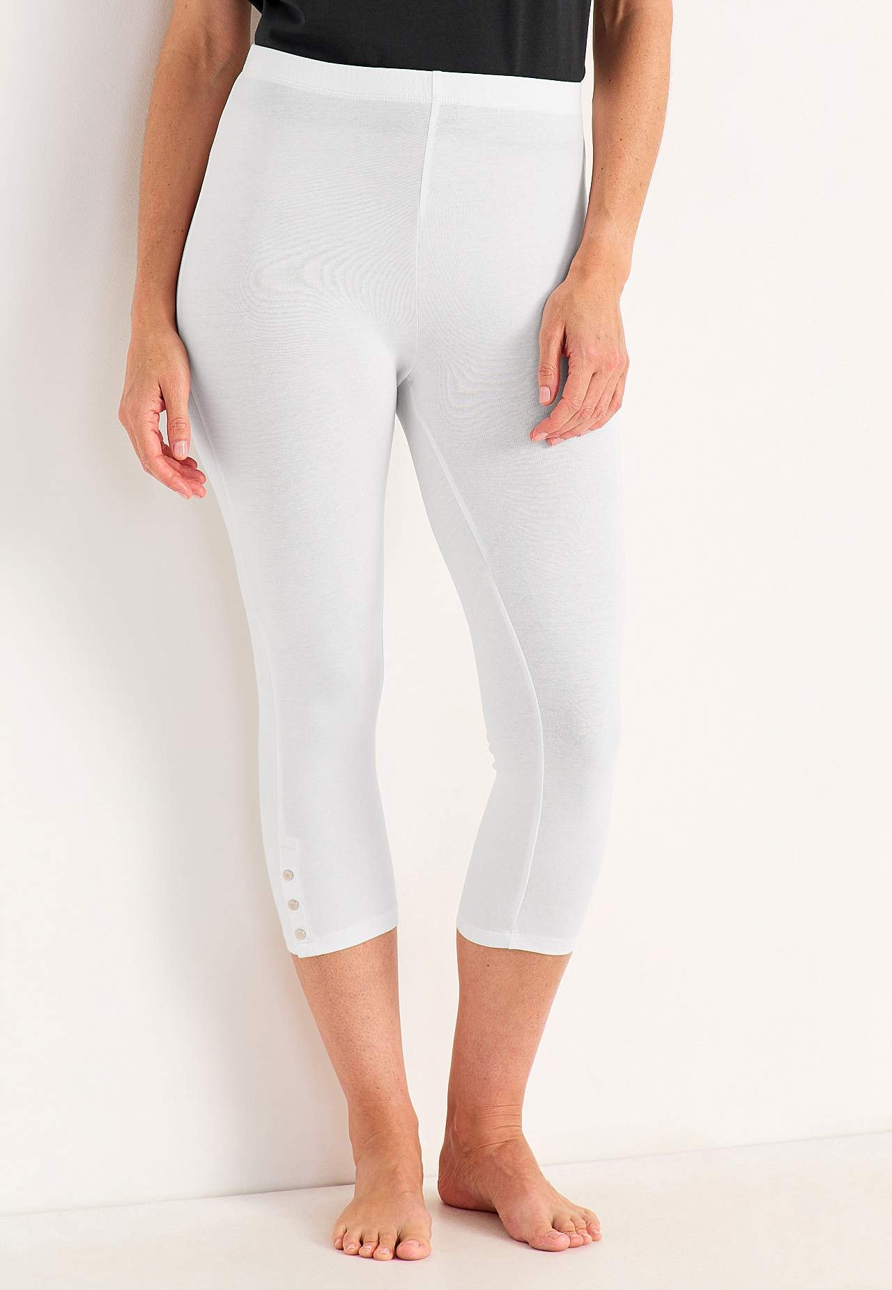 Legginsy rybaczki z miłymi detalami z guzikami Milly 2 sztuki