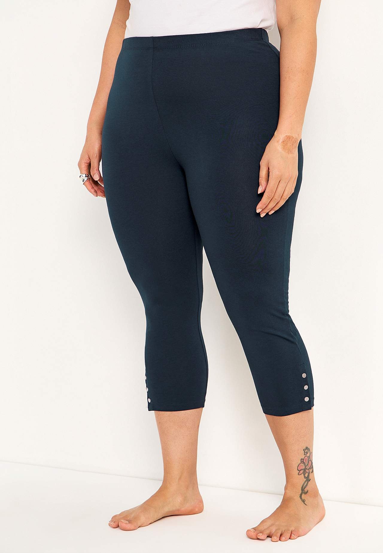 Legginsy rybaczki z miłymi detalami z guzikami Milly 2 sztuki