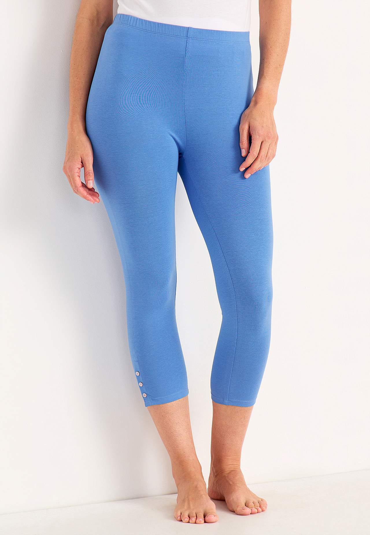 Legginsy rybaczki z miłymi detalami z guzikami Milly 2 sztuki