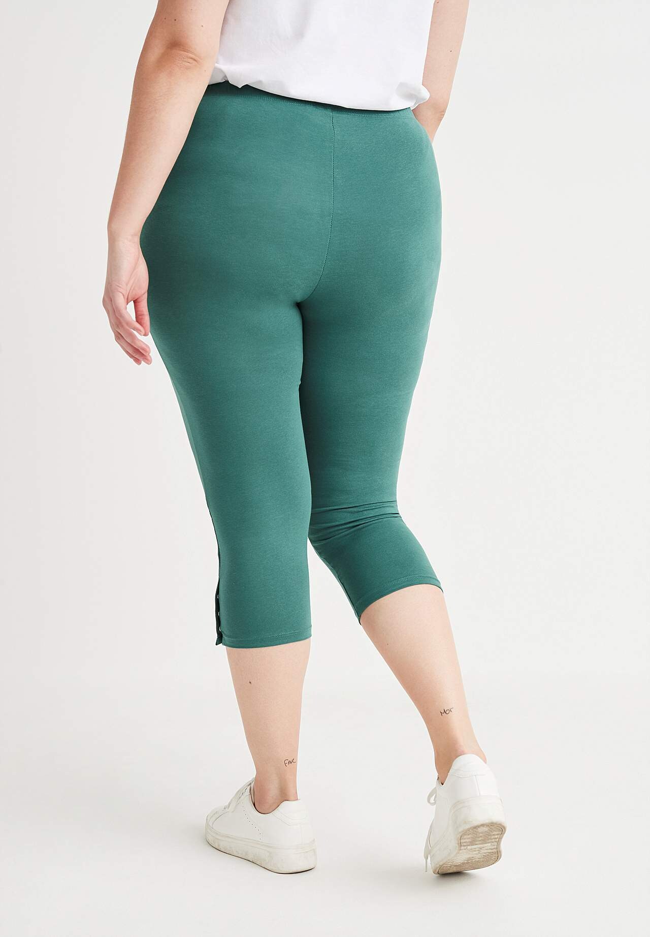 Legginsy rybaczki z miłymi detalami z guzikami Milly 2 sztuki