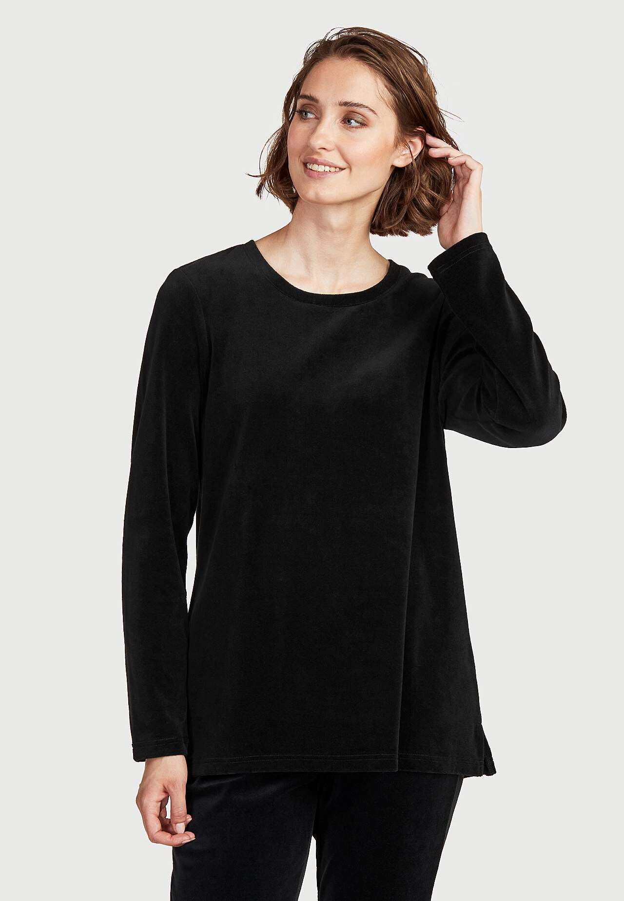 Sweter welurowy Wilma