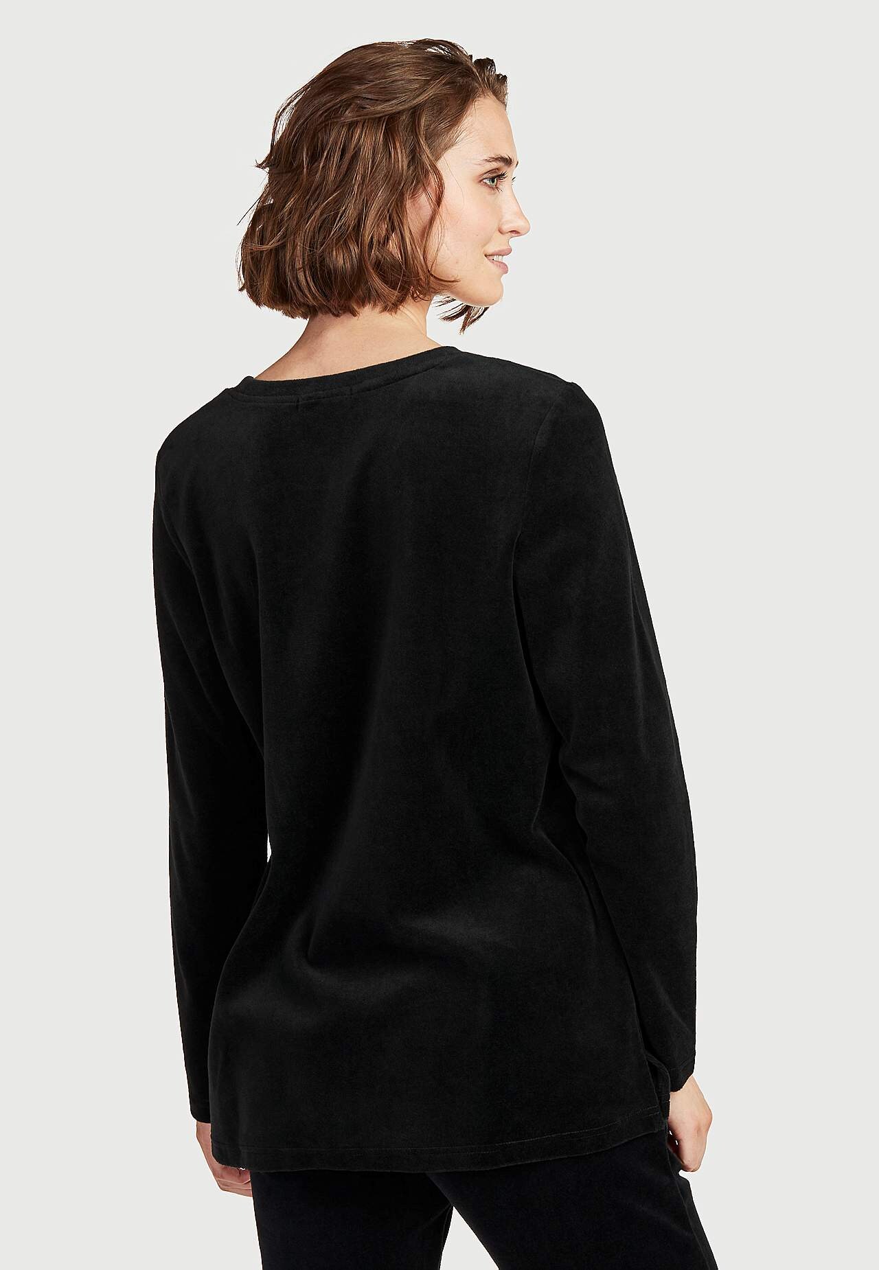 Sweter welurowy Wilma