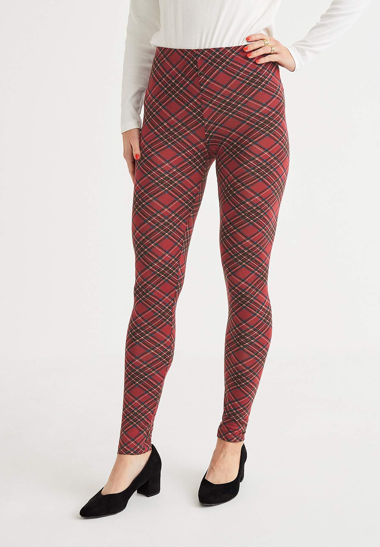 Kraciaste legginsy