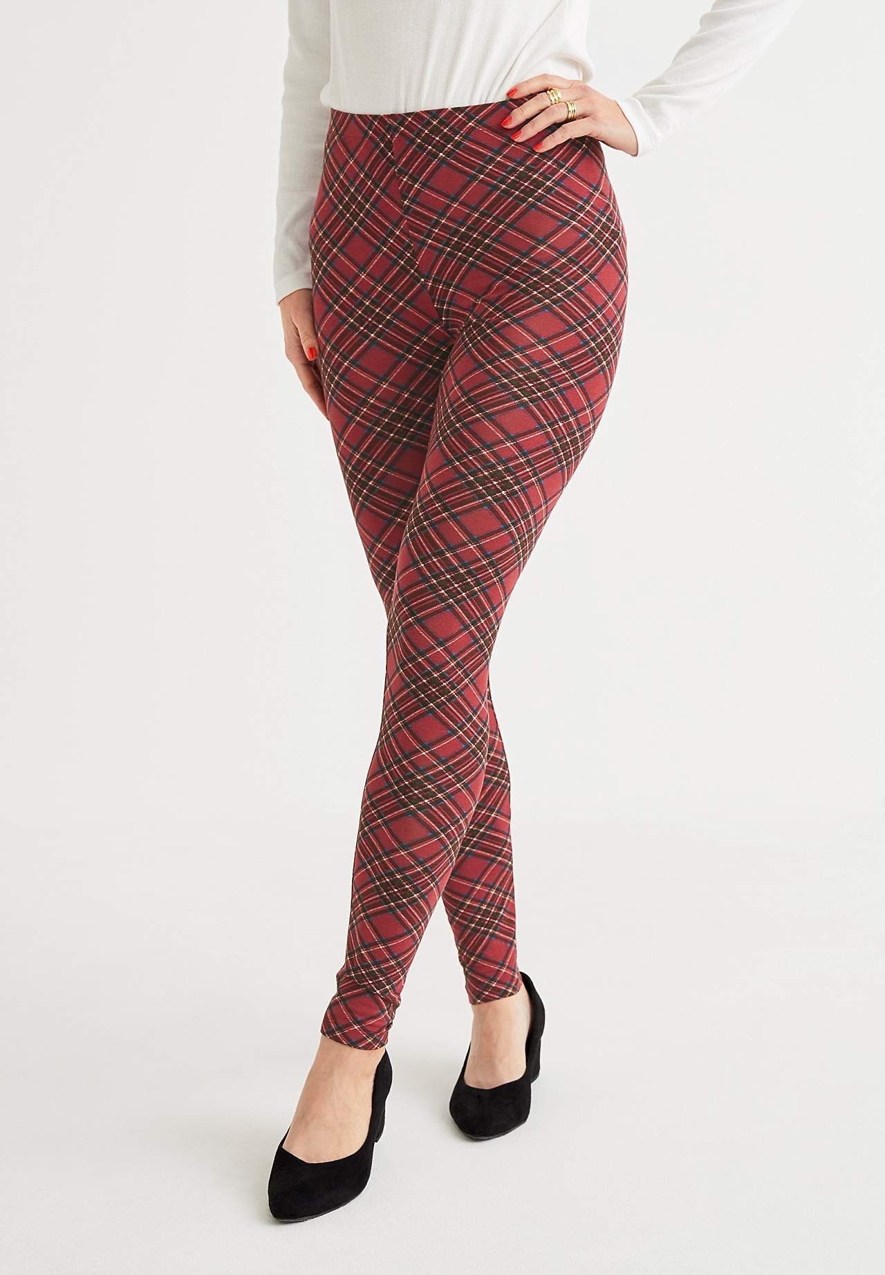 Kraciaste legginsy