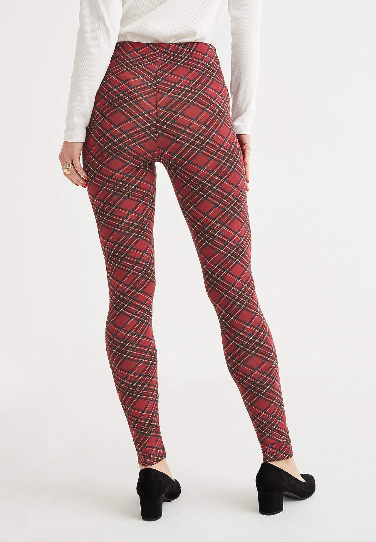 Kraciaste legginsy