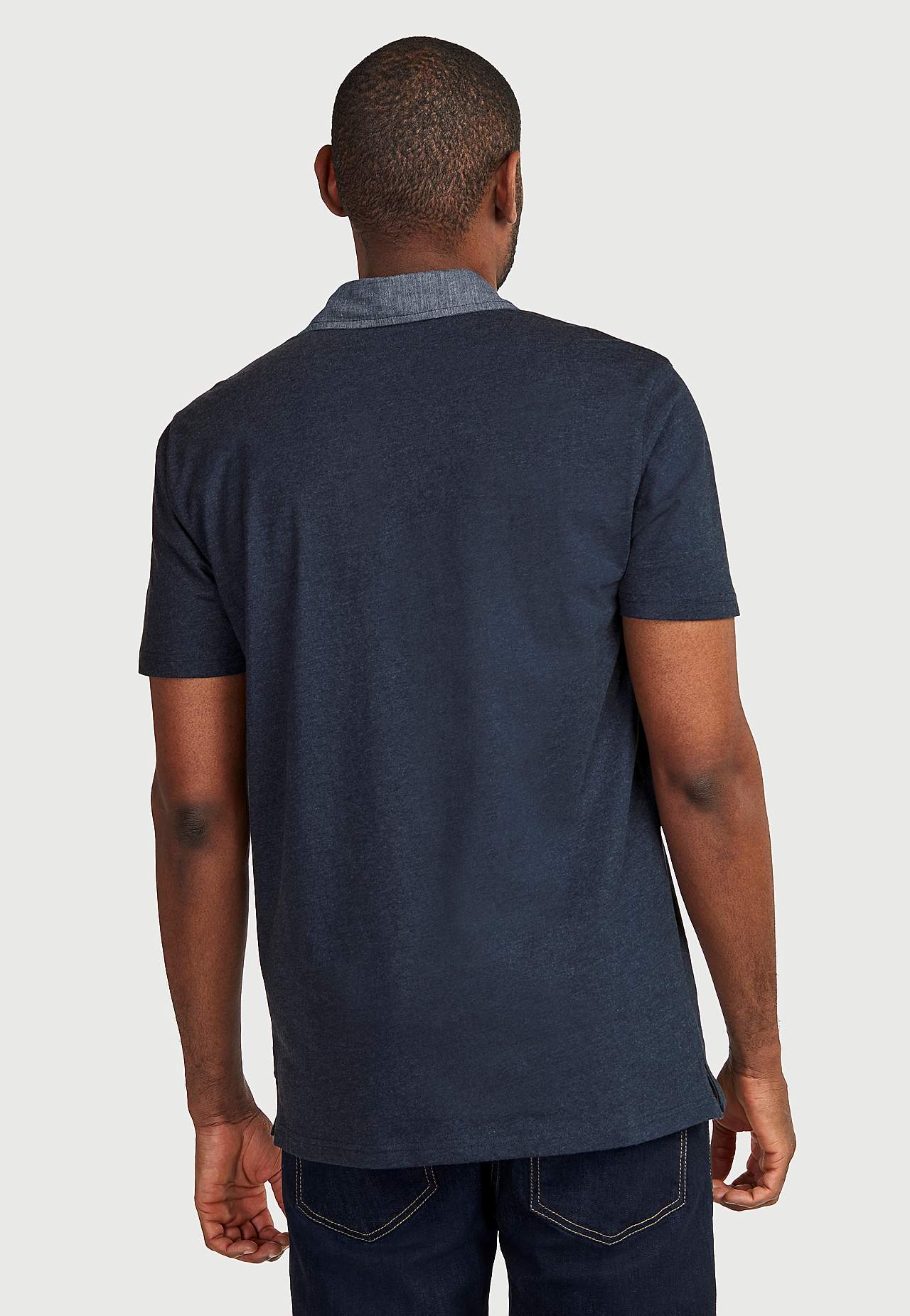T-shirt z kołnierzem