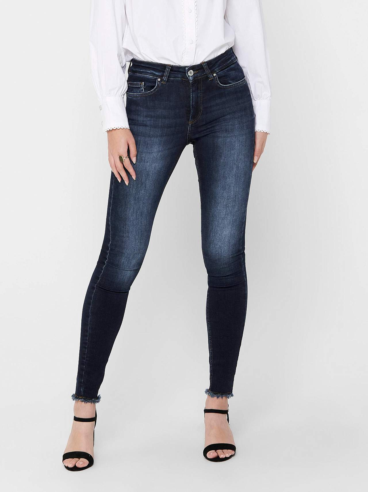Dżinsy do kostki Blush Skinny Blush