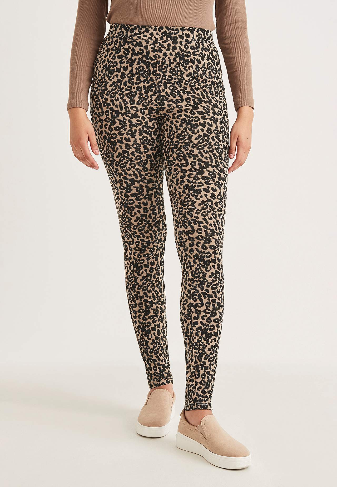 Wzorzyste legginsy
