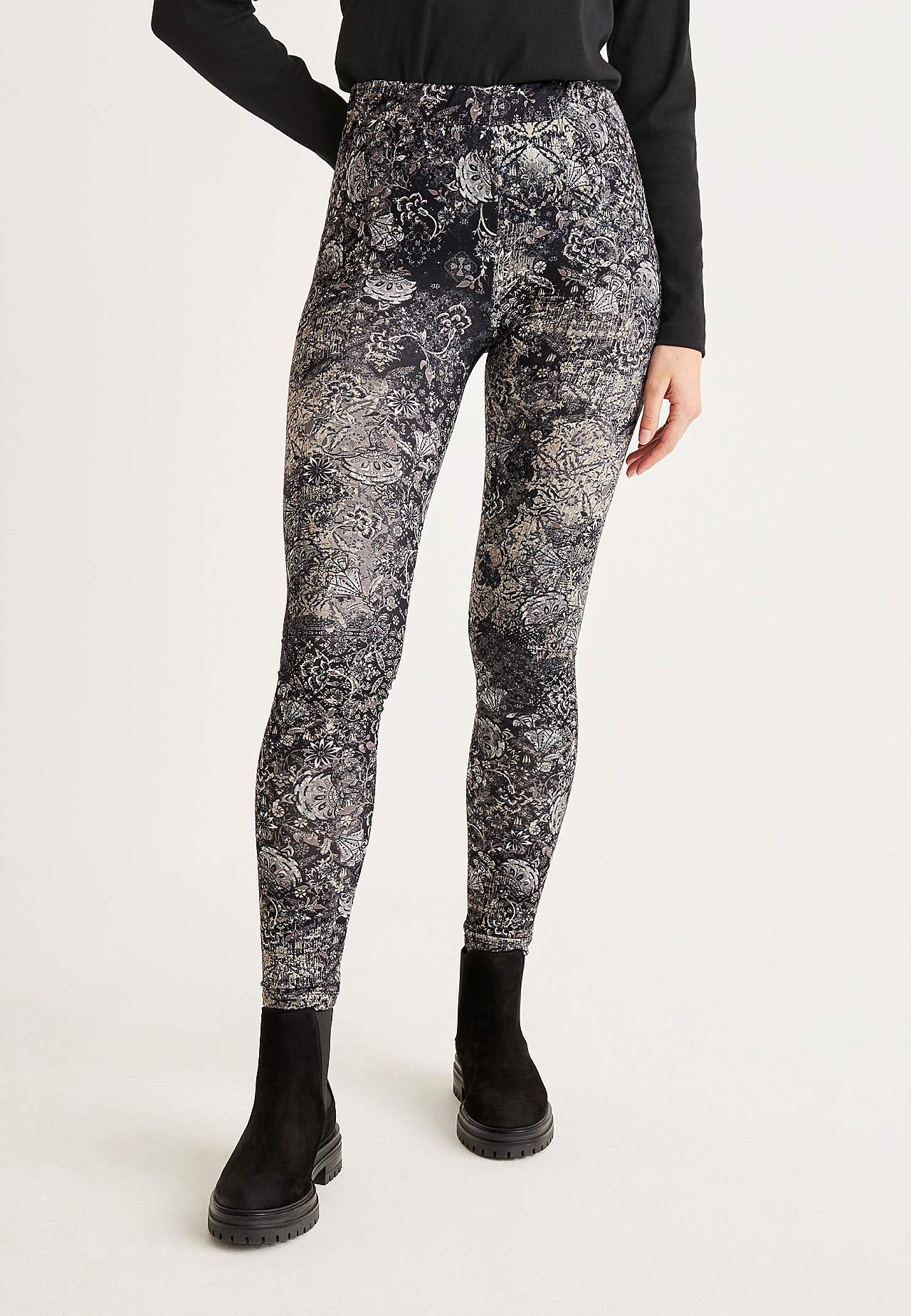 Wzorzyste legginsy Jasminette