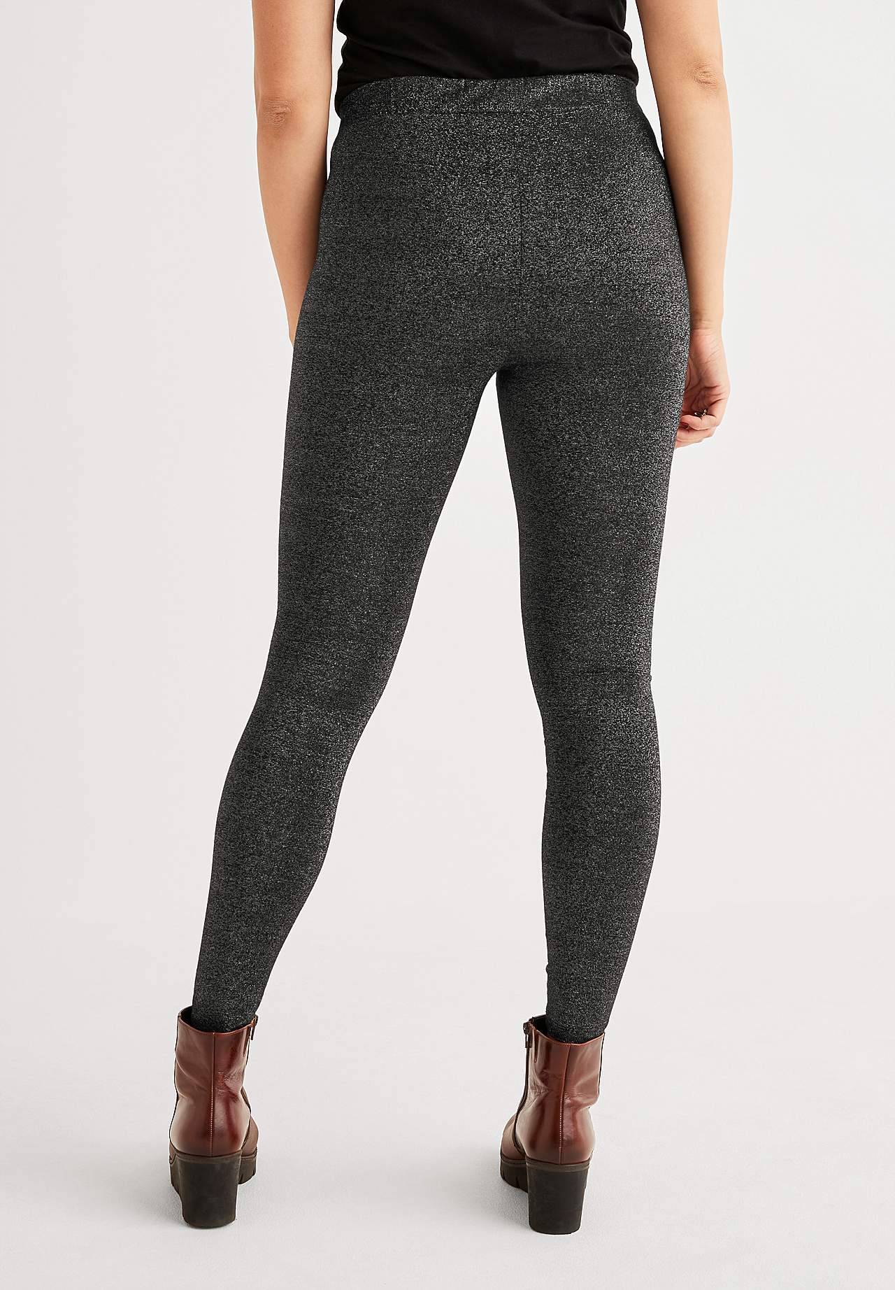 Błyszczące legginsy Greta