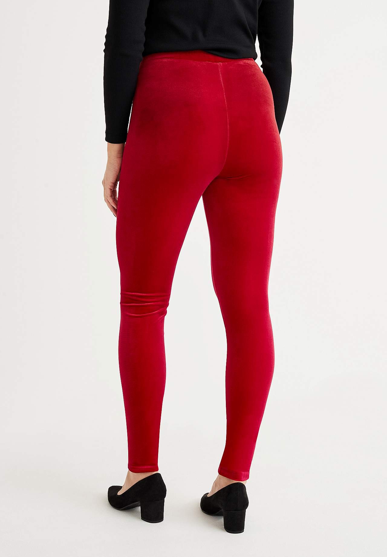 Legginsy z aksamitu