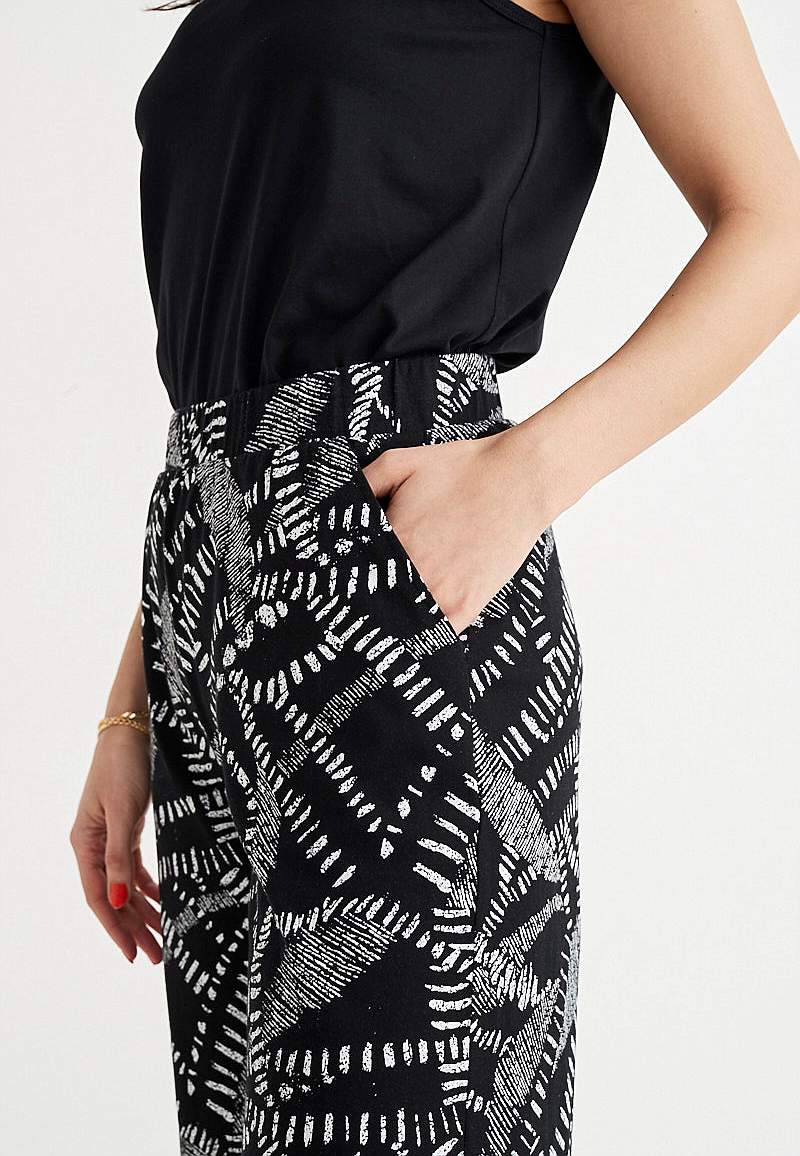 Krótkie spodnie culottes