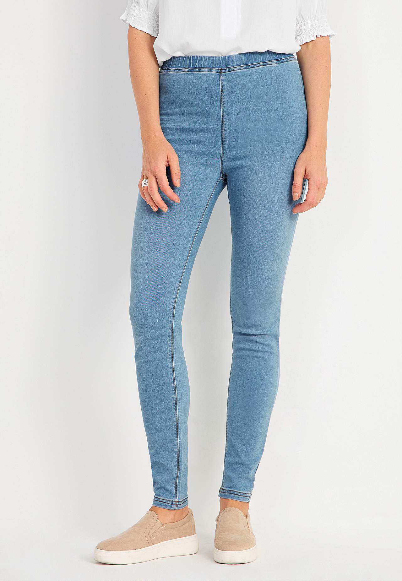 Legginsy dżinsowe